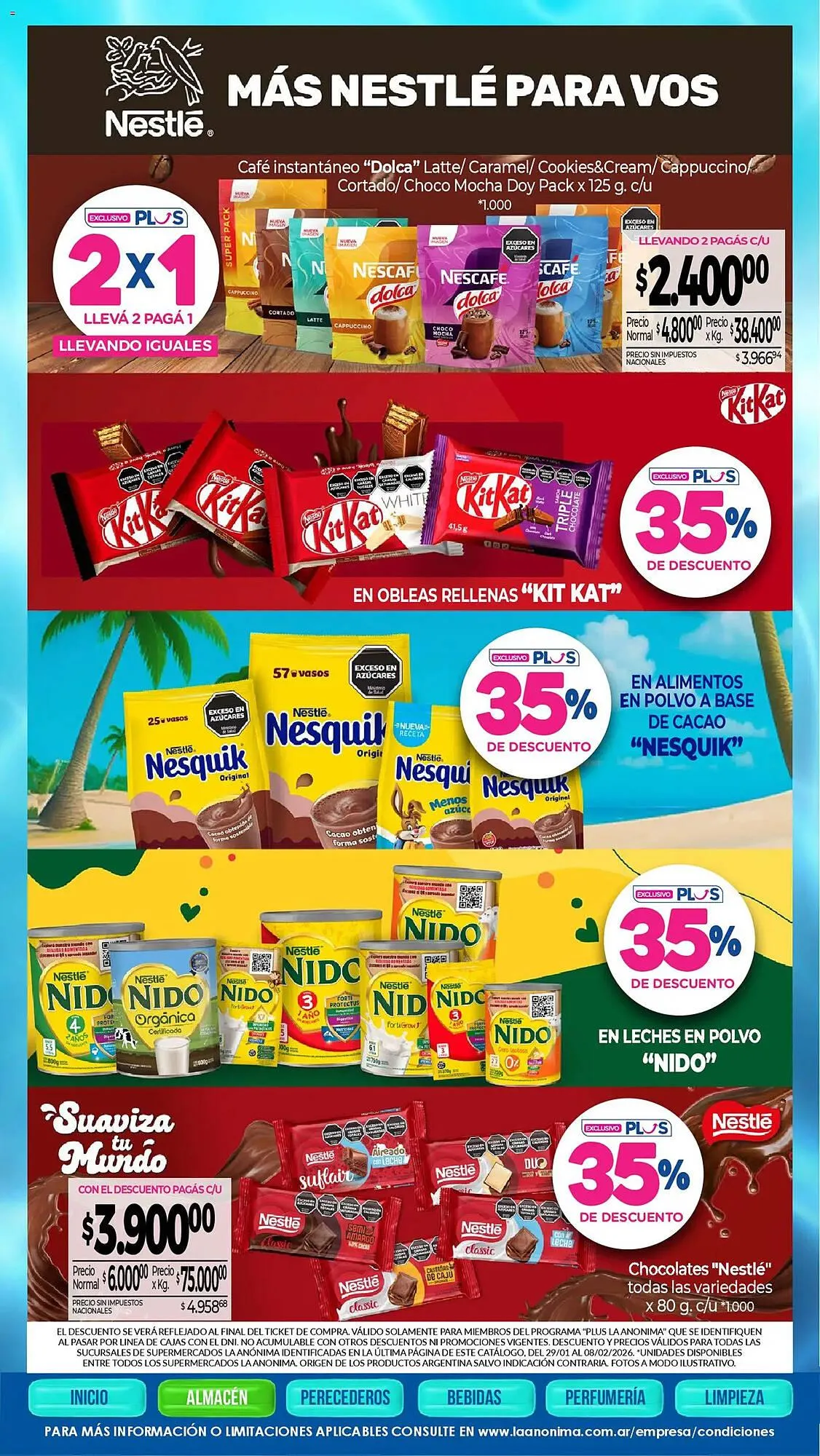 Ofertas de Catálogo La Anonima 29 de enero al 8 de febrero 2026 - Página 4 del catálogo