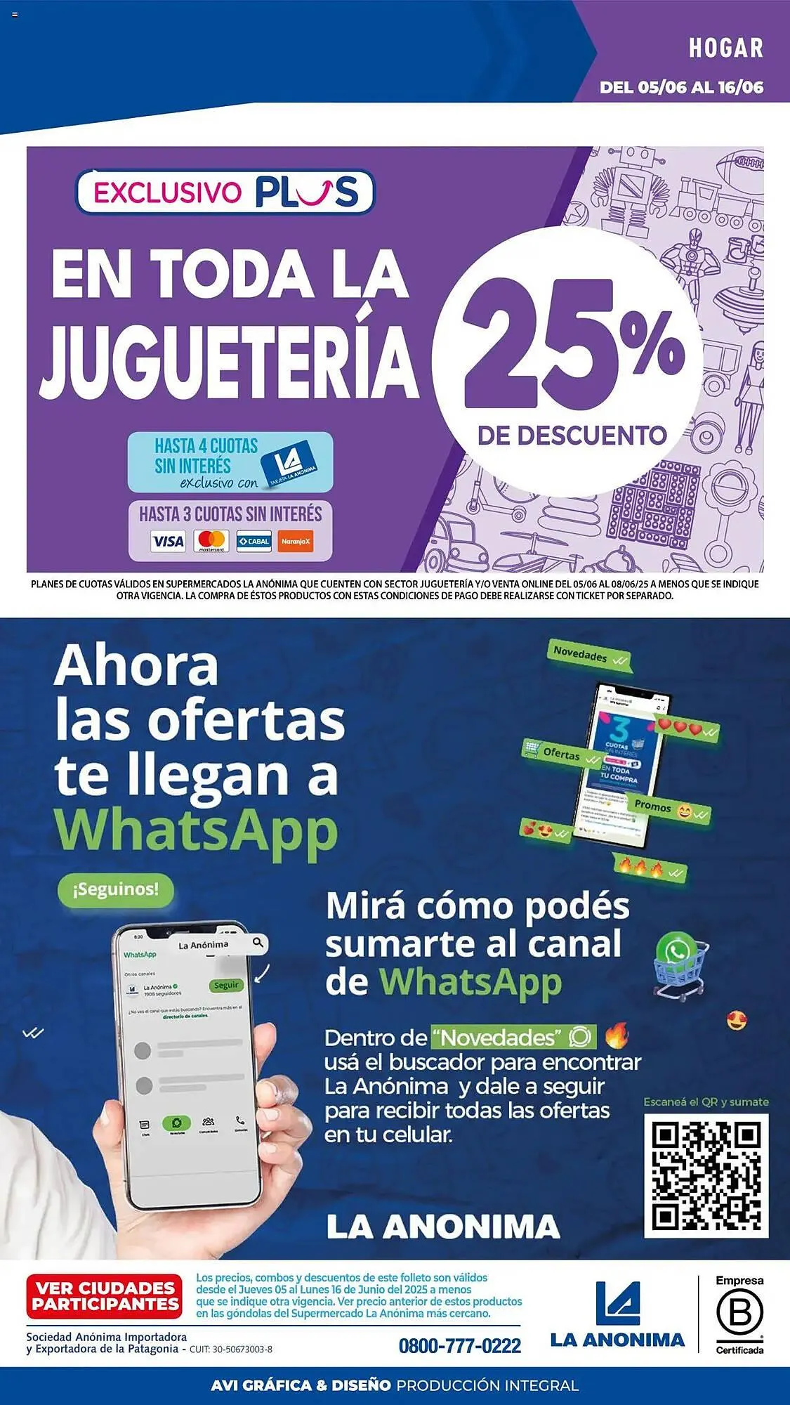 Ofertas de Catálogo La Anonima 5 de junio al 16 de junio 2025 - Página 42 del catálogo
