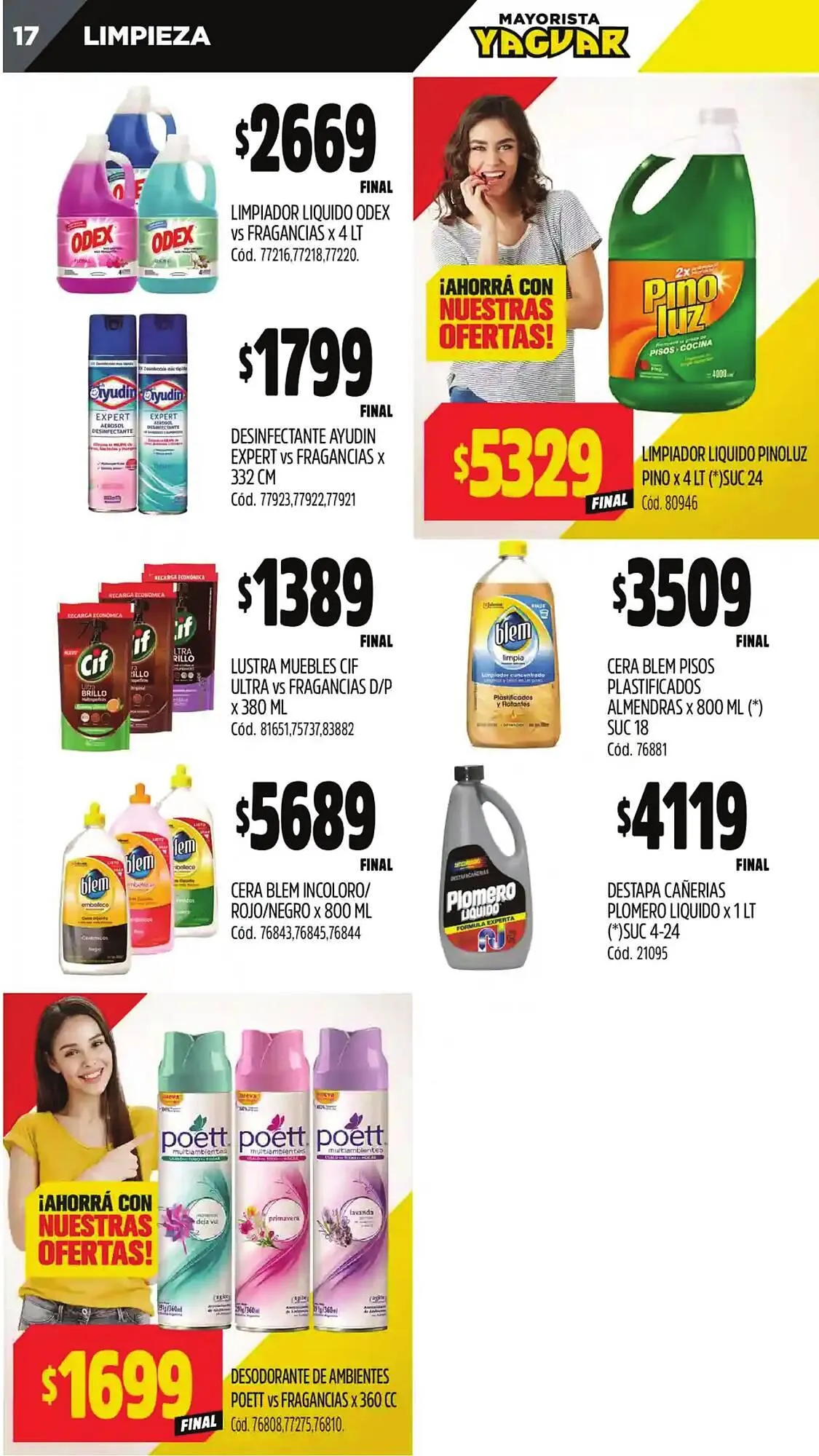 Ofertas de Catálogo Supermercados Yaguar 10 de marzo al 16 de marzo 2025 - Página 17 del catálogo