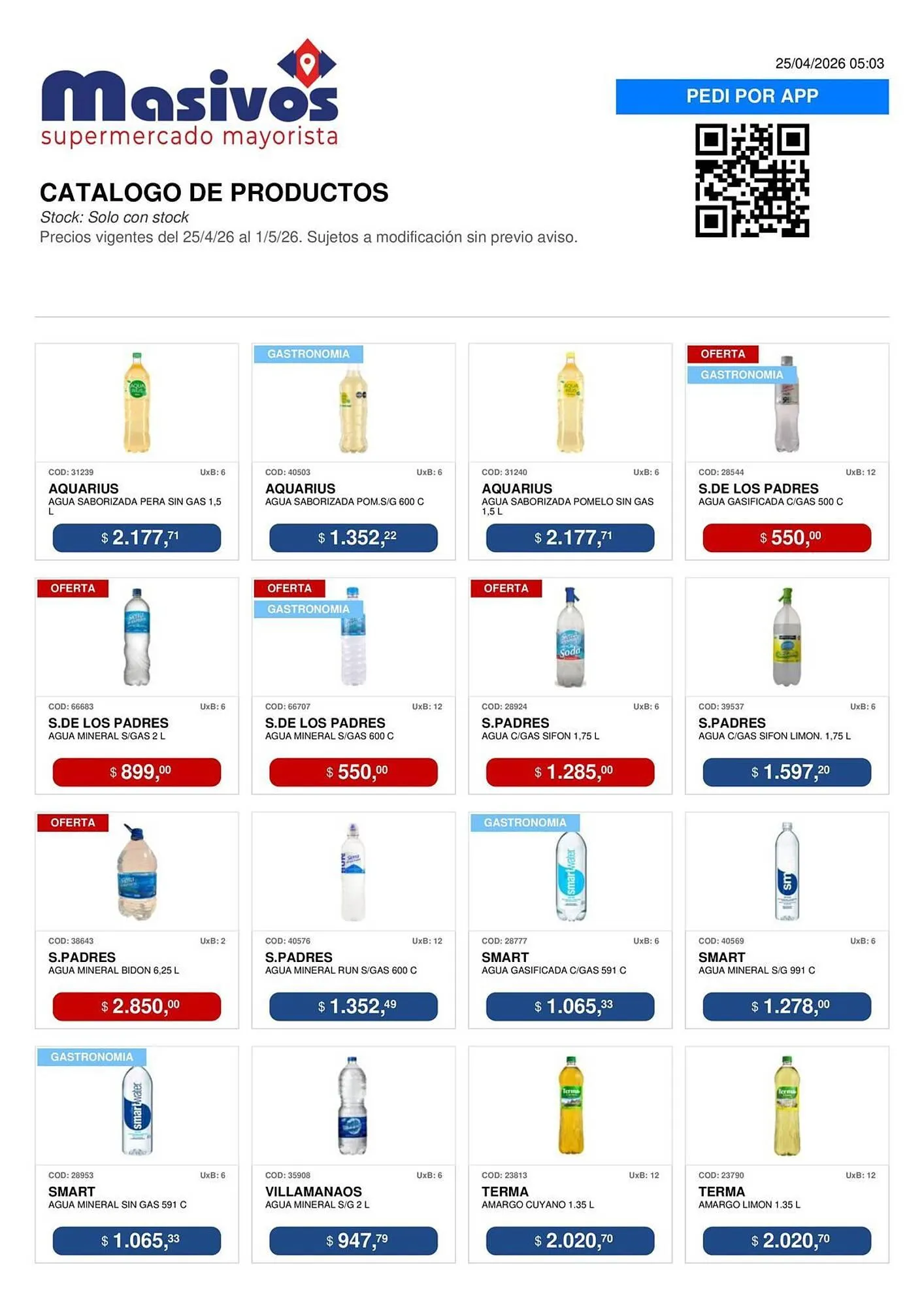 Ofertas de Catálogo Masivos 25 de abril al 1 de mayo 2026 - Página 50 del catálogo