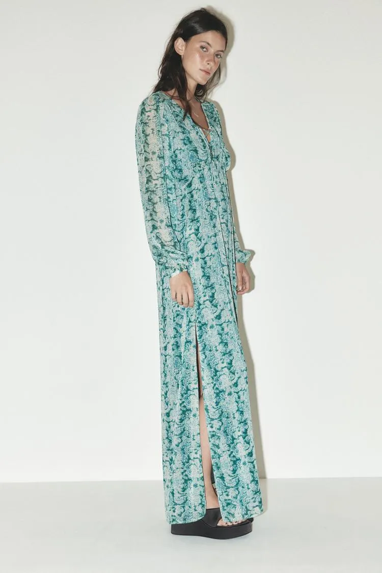 VESTIDO AMPLO ESTAMPADO