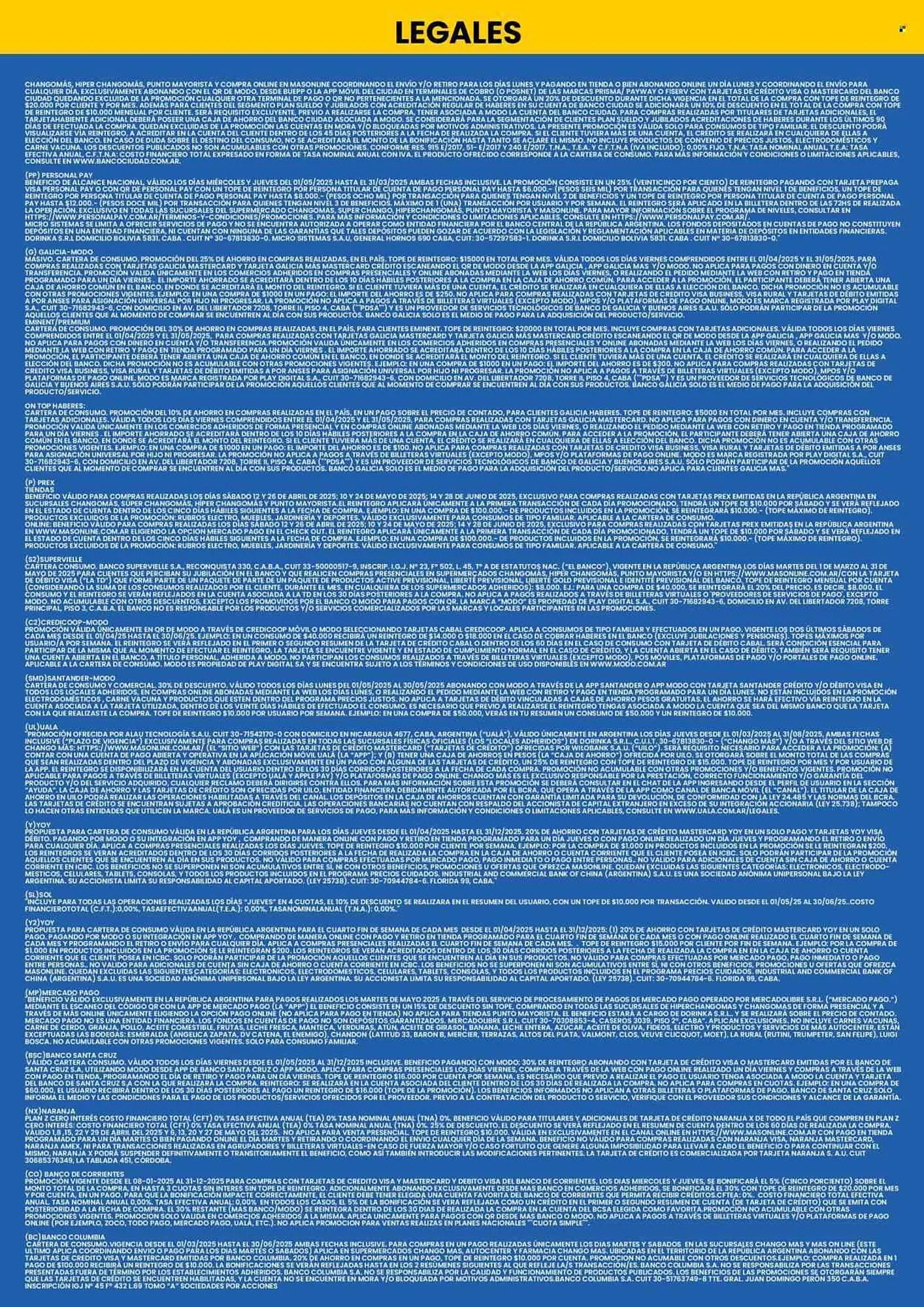 Ofertas de Catálogo Changomas 1 de mayo al 31 de mayo 2025 - Página 6 del catálogo