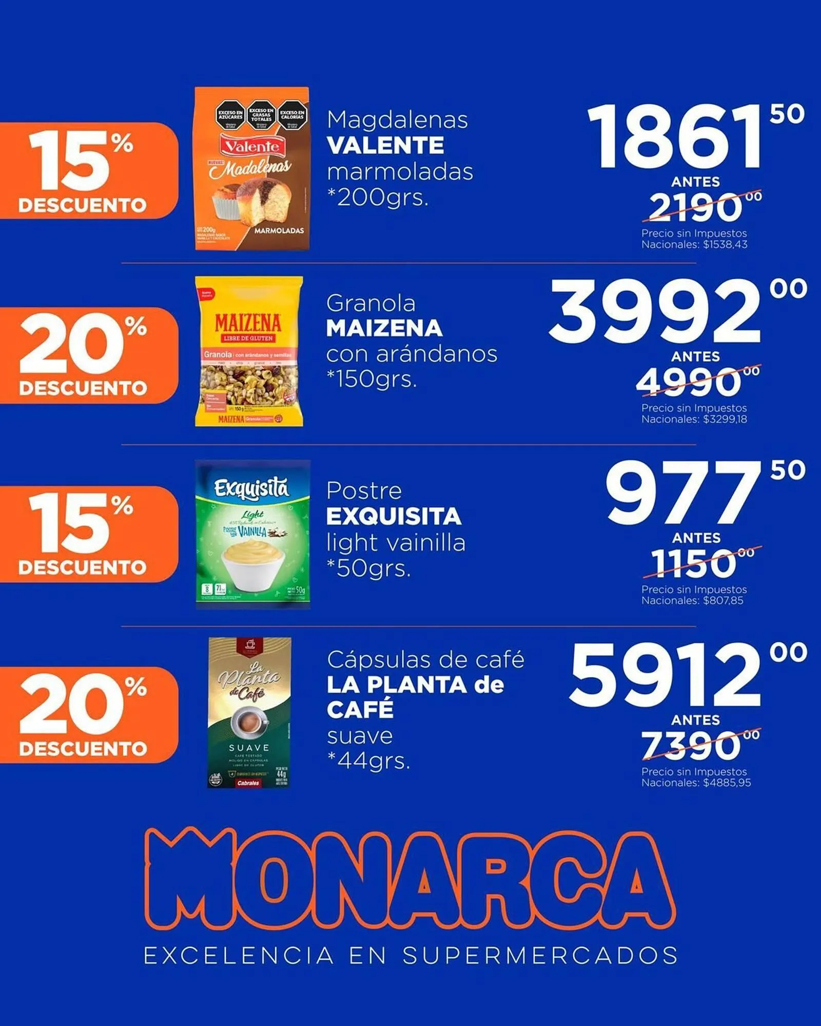Ofertas de Catálogo Supermercados Monarca 5 de junio al 30 de junio 2025 - Página 1 del catálogo