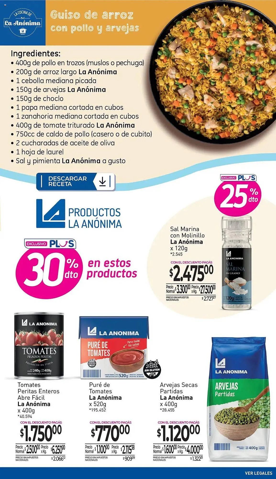 Ofertas de Catálogo La Anonima 12 de junio al 22 de junio 2025 - Página 8 del catálogo