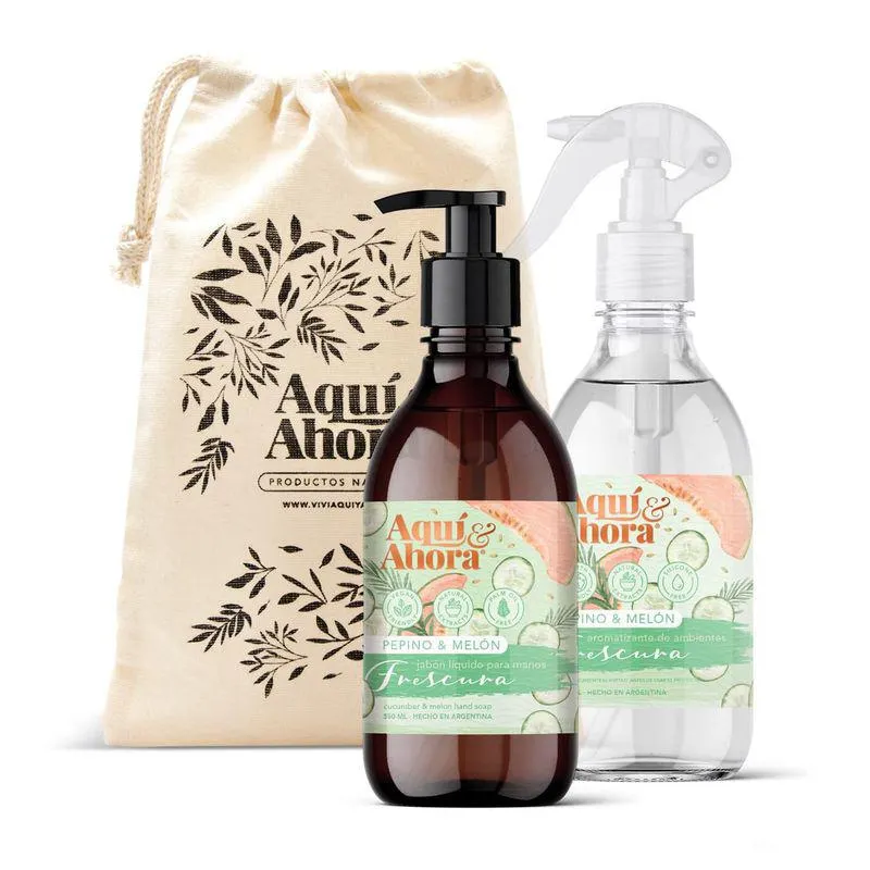 Set Frescura Hogar Pepino & Melón