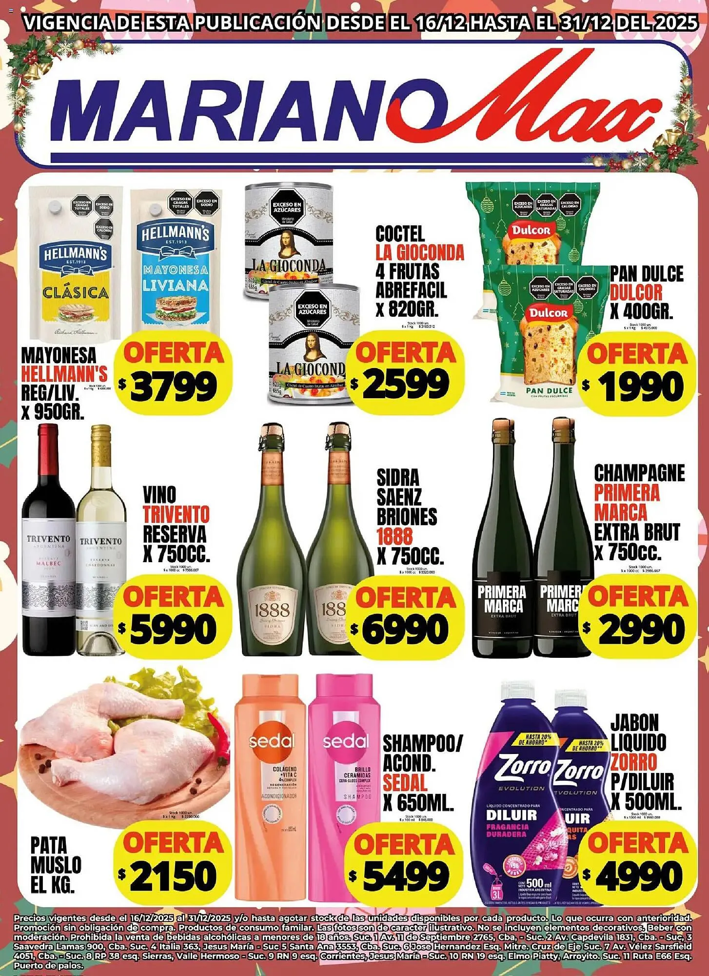 Ofertas de Catálogo Supermercados Mariano Max 15 de diciembre al 24 de diciembre 2025 - Página 2 del catálogo