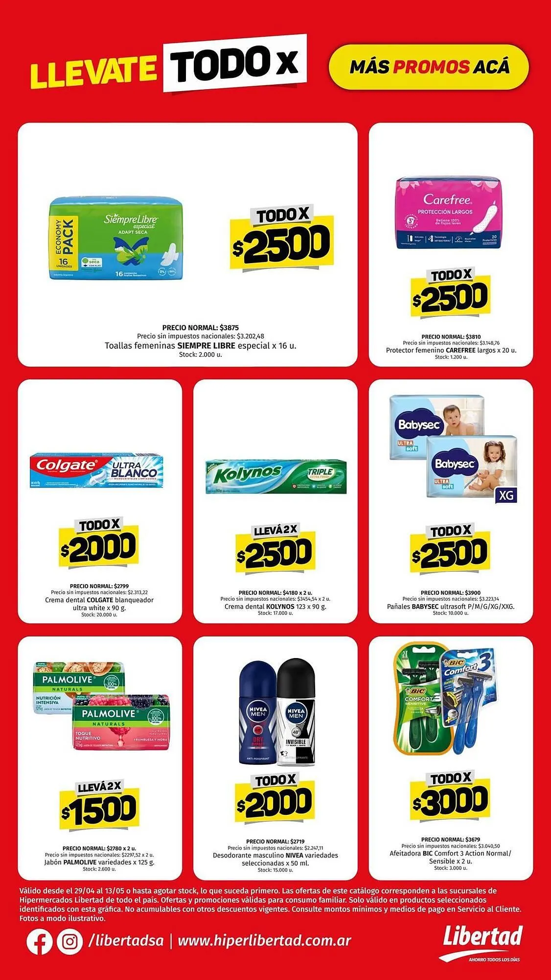 Ofertas de Catálogo Hipermercado Libertad 4 de mayo al 13 de mayo 2026 - Página 8 del catálogo