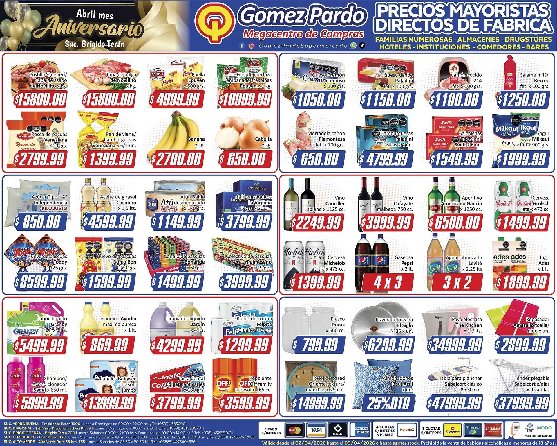 Ofertas de Catálogo Gomez Pardo 7 de abril al 9 de abril 2026 - Página 1 del catálogo