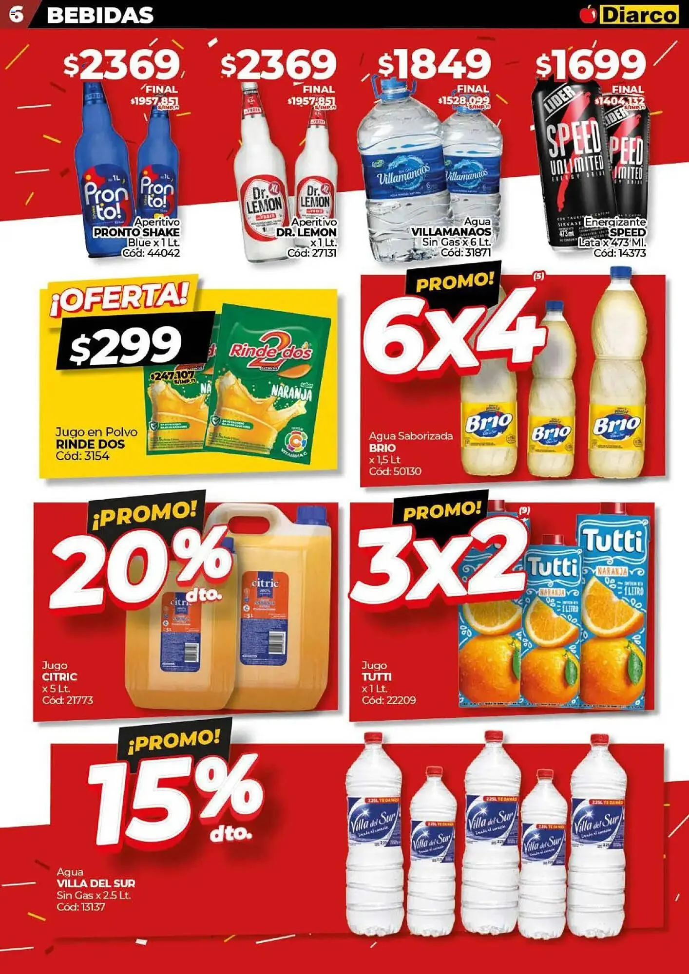 Ofertas de Catálogo Diarco 23 de junio al 27 de junio 2025 - Página 6 del catálogo