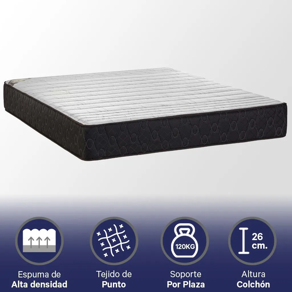 Colchon Monaco Kavanag 140 x 190 x 26