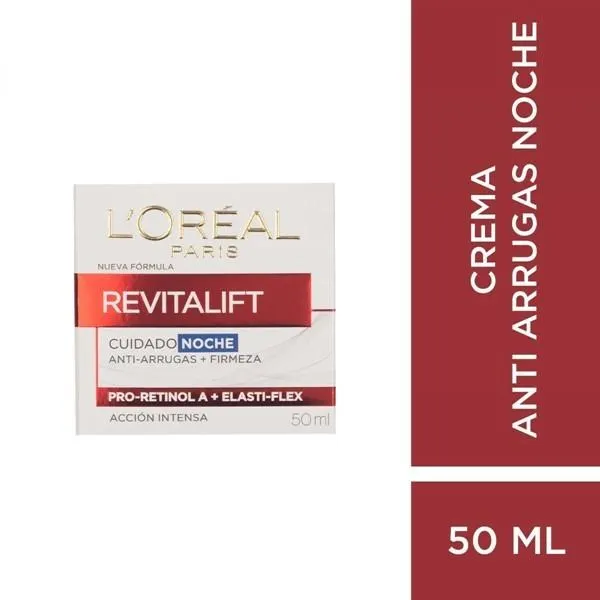 Loreal Crema Antiarrugas Revitalift de Noche 50 ml