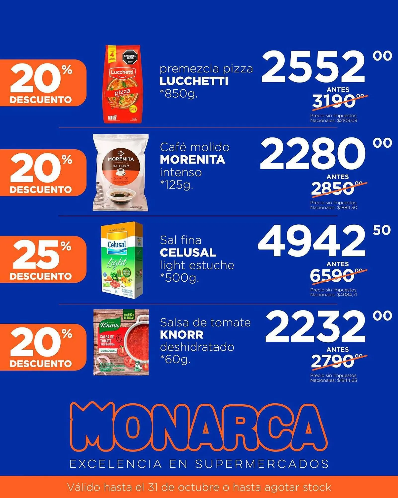 Ofertas de Catálogo Supermercados Monarca 2 de octubre al 31 de octubre 2025 - Página 2 del catálogo