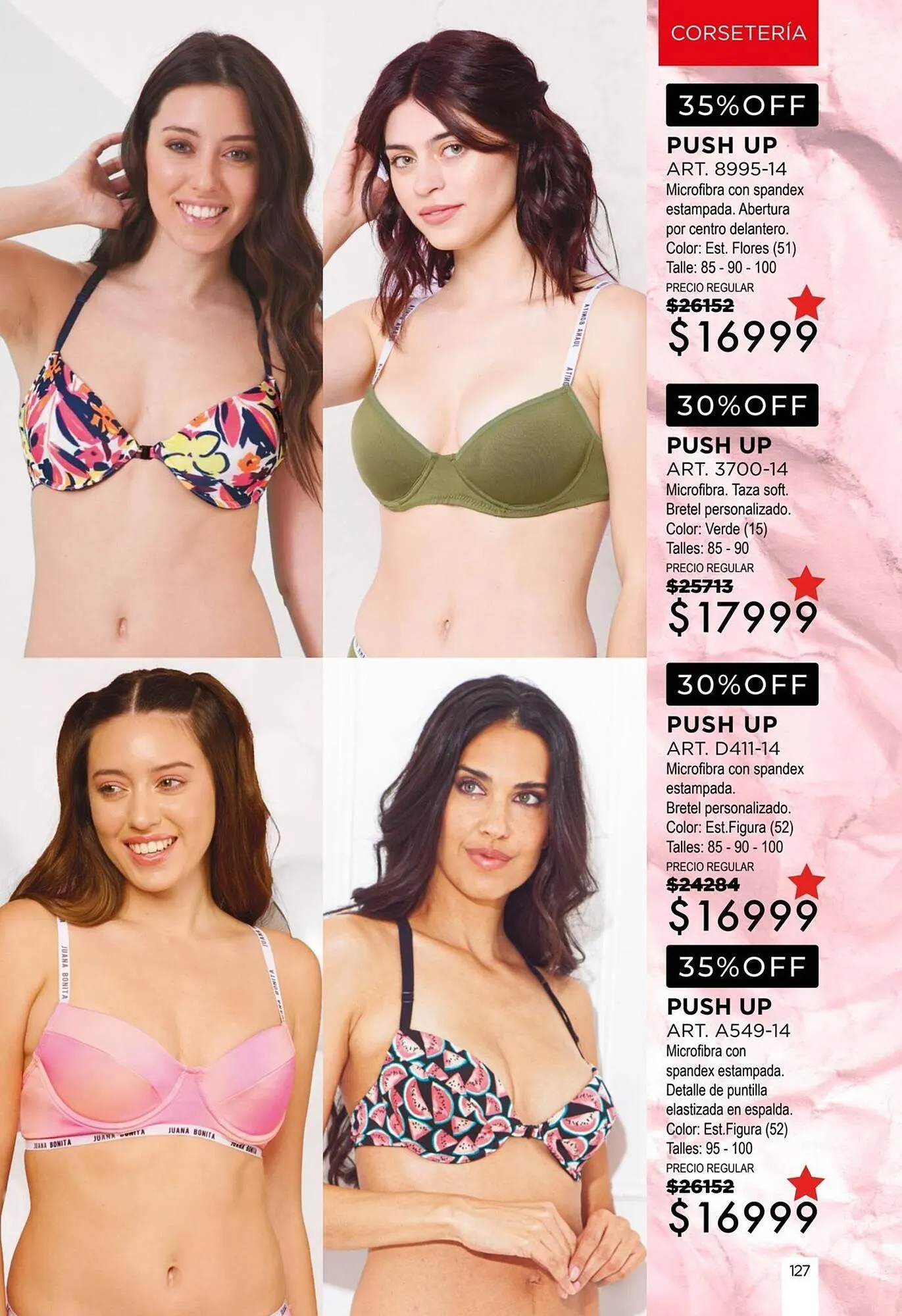 Ofertas de Catálogo Juana Bonita 12 de marzo al 31 de marzo 2025 - Página 127 del catálogo