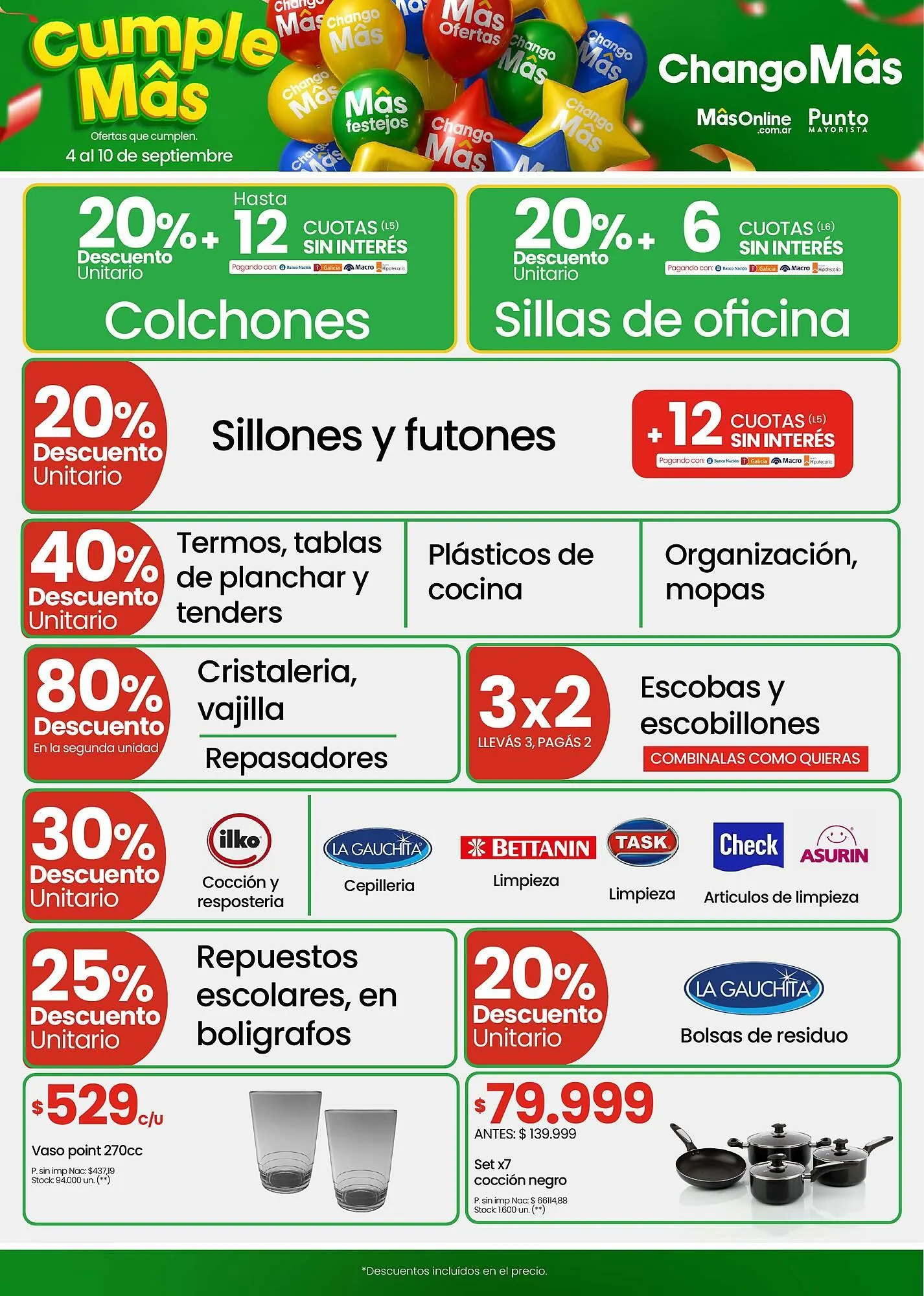 Ofertas de Catálogo Changomas 4 de septiembre al 10 de septiembre 2025 - Página 13 del catálogo