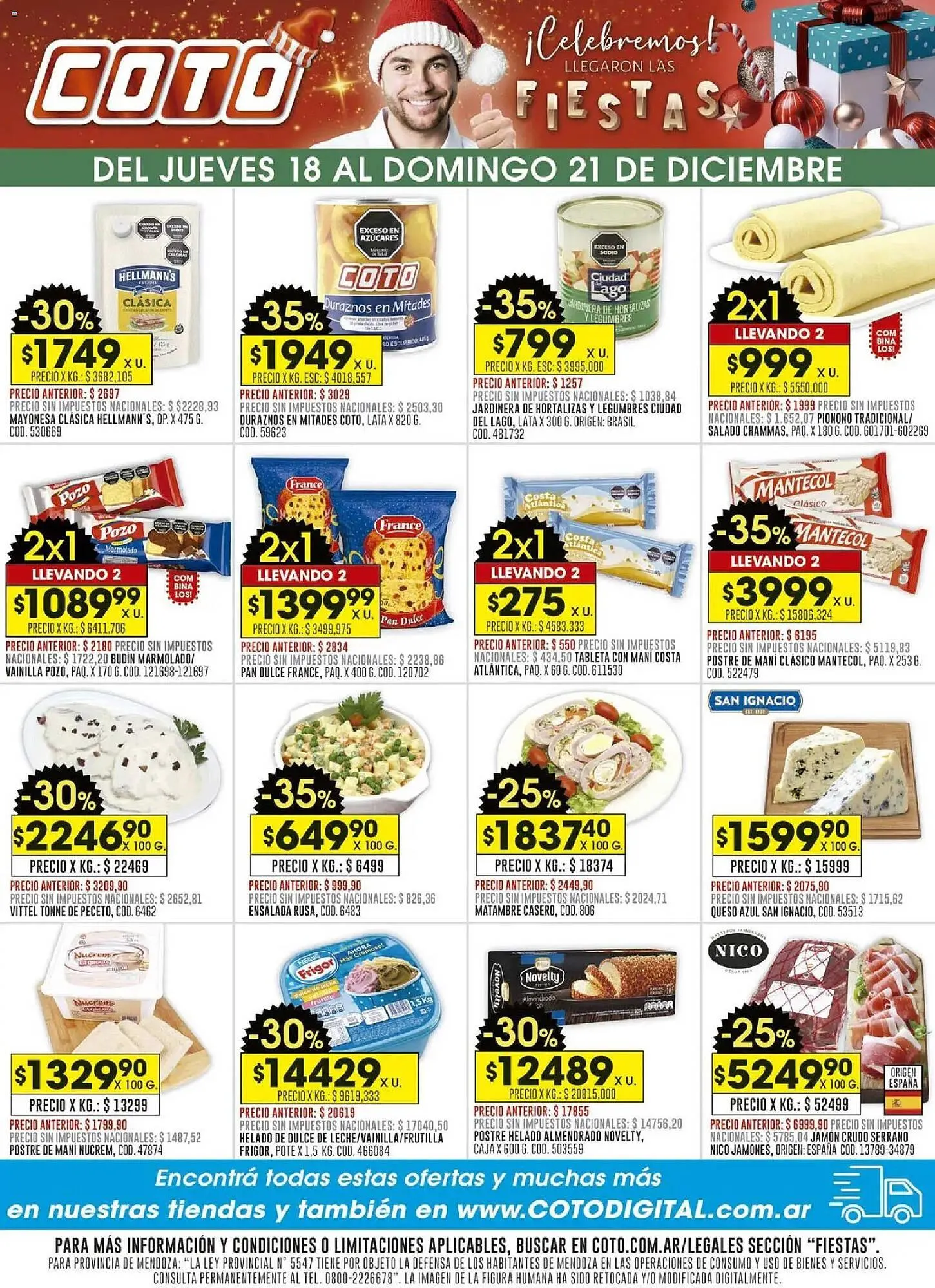 Ofertas de Catálogo Coto 18 de diciembre al 21 de diciembre 2025 - Página 1 del catálogo
