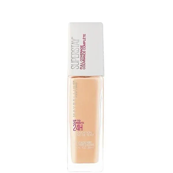 Maybelline Base De Maquillaje Super Stay 24hs Full Coverage 30ml | Classic Ivory