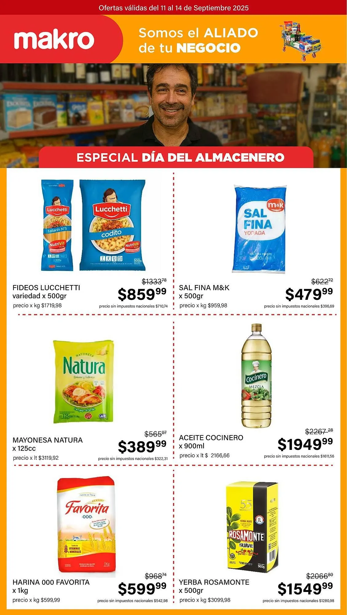 Ofertas de Catálogo Makro 11 de septiembre al 14 de septiembre 2025 - Página 1 del catálogo