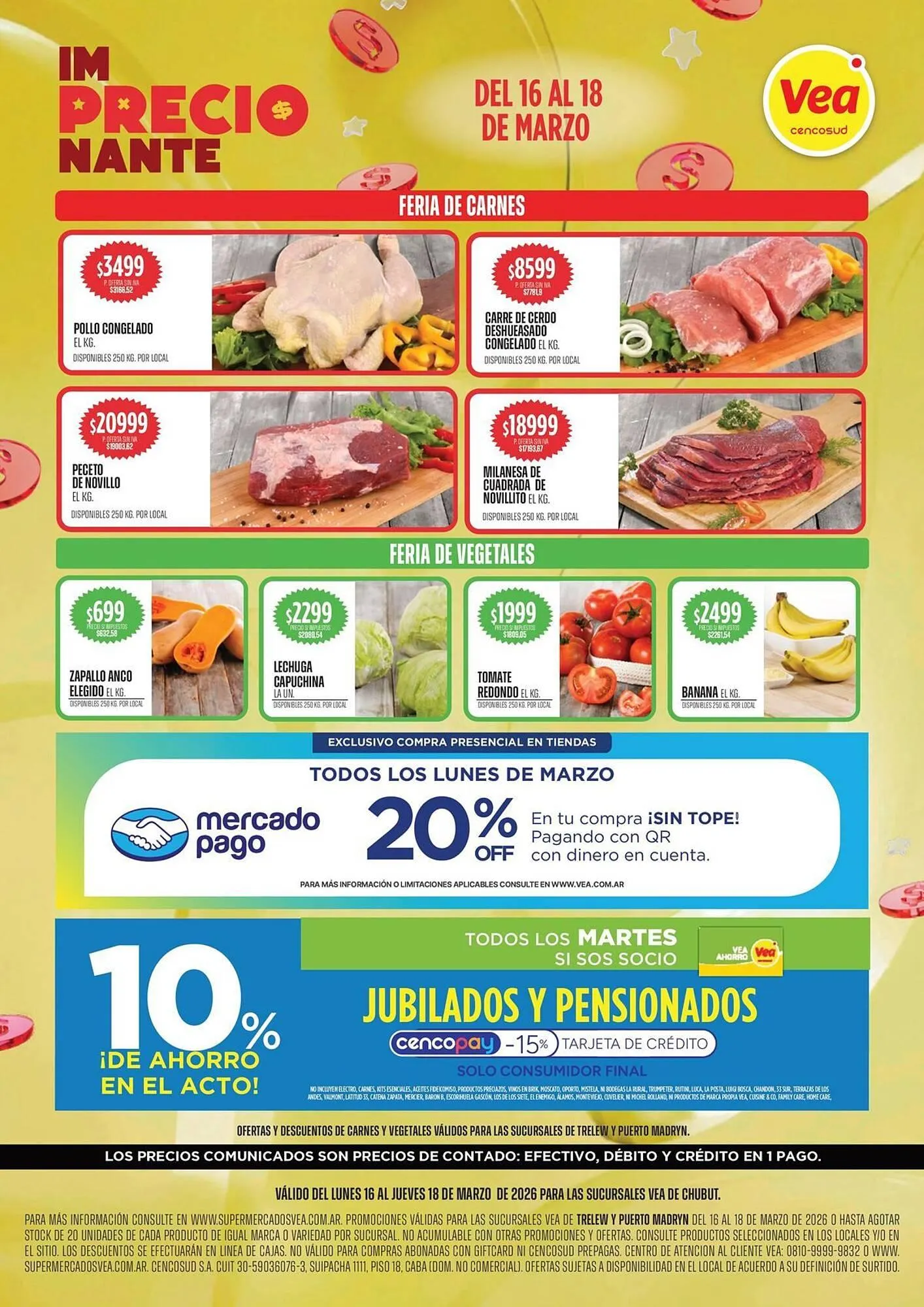 Ofertas de Catálogo Supermercados Vea 16 de marzo al 18 de marzo 2026 - Página 1 del catálogo