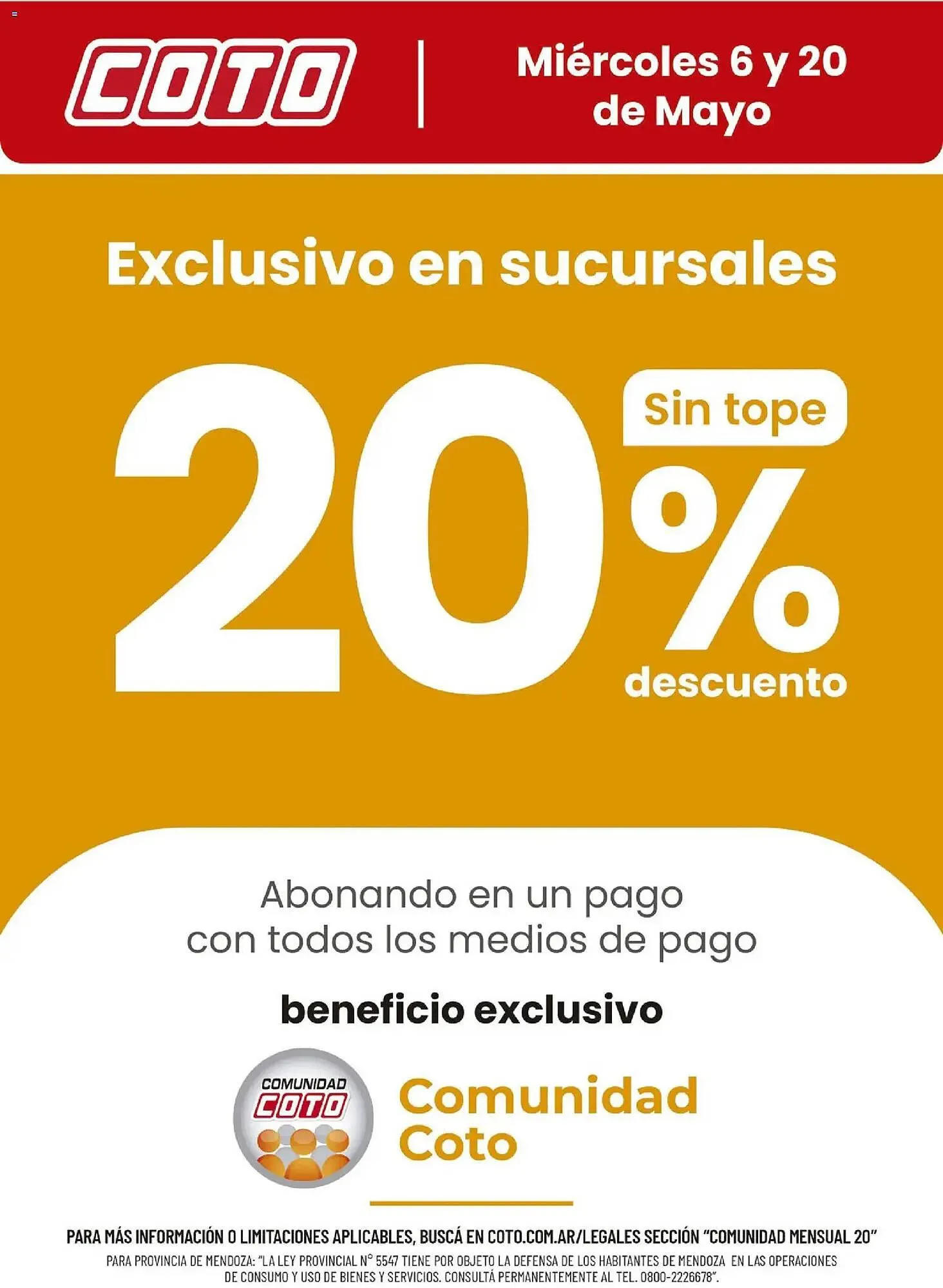 Ofertas de Catálogo Coto 6 de mayo al 21 de mayo 2026 - Página 1 del catálogo