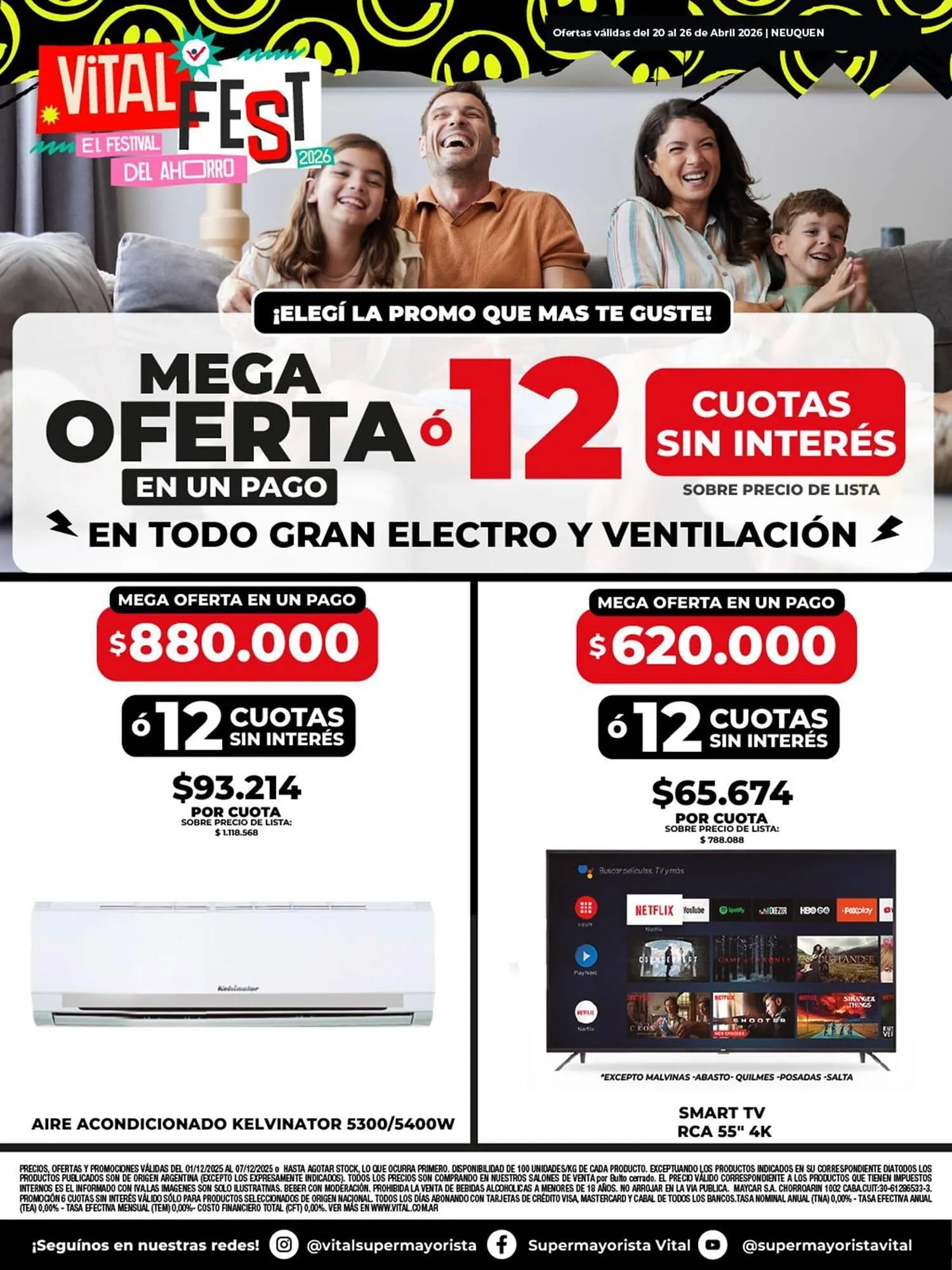 Ofertas de Catálogo Supermayorista Vital 20 de abril al 26 de abril 2026 - Página 1 del catálogo