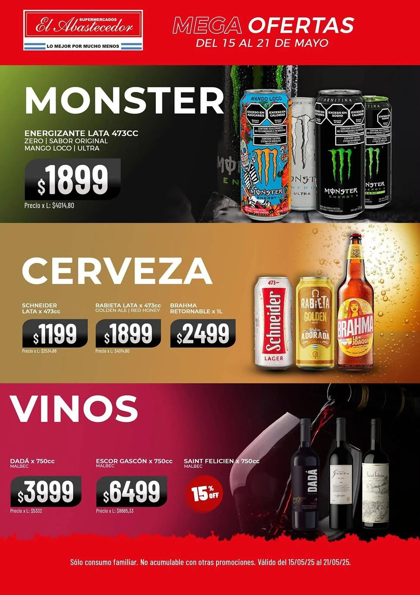 Ofertas de Catálogo El Abastecedor 15 de mayo al 22 de mayo 2025 - Página 12 del catálogo