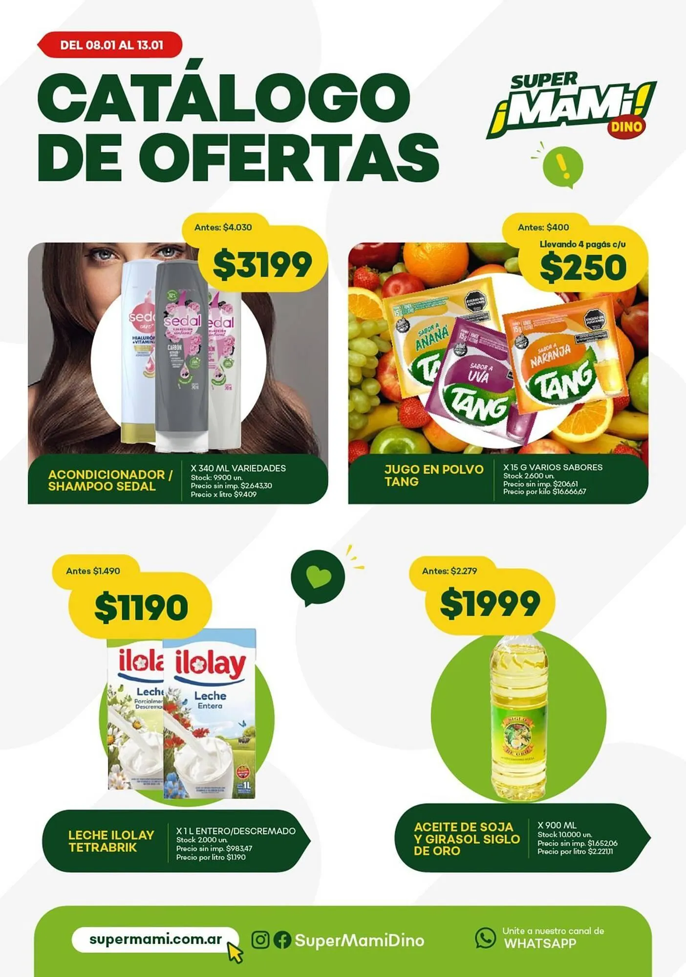 Ofertas de Catálogo Super MAMI 12 de enero al 13 de enero 2026 - Página 1 del catálogo