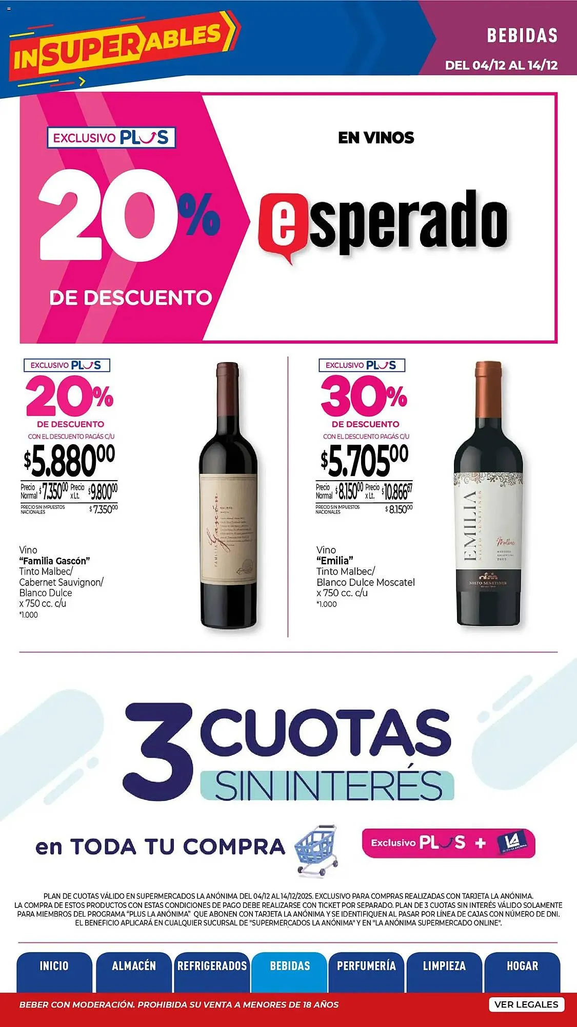 Ofertas de Catálogo La Anonima 4 de diciembre al 15 de diciembre 2025 - Página 27 del catálogo