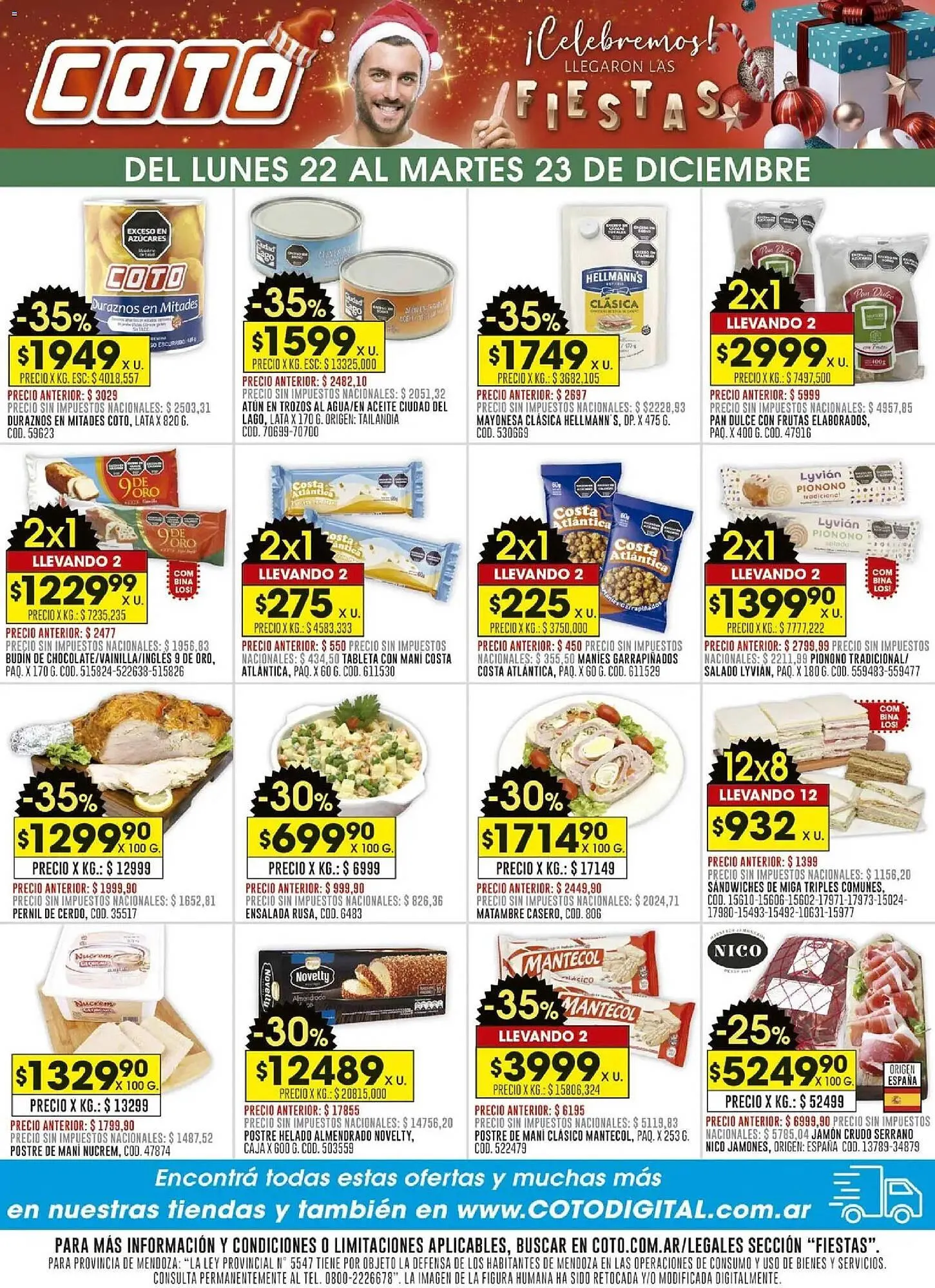 Ofertas de Catálogo Coto 22 de diciembre al 23 de diciembre 2025 - Página 1 del catálogo