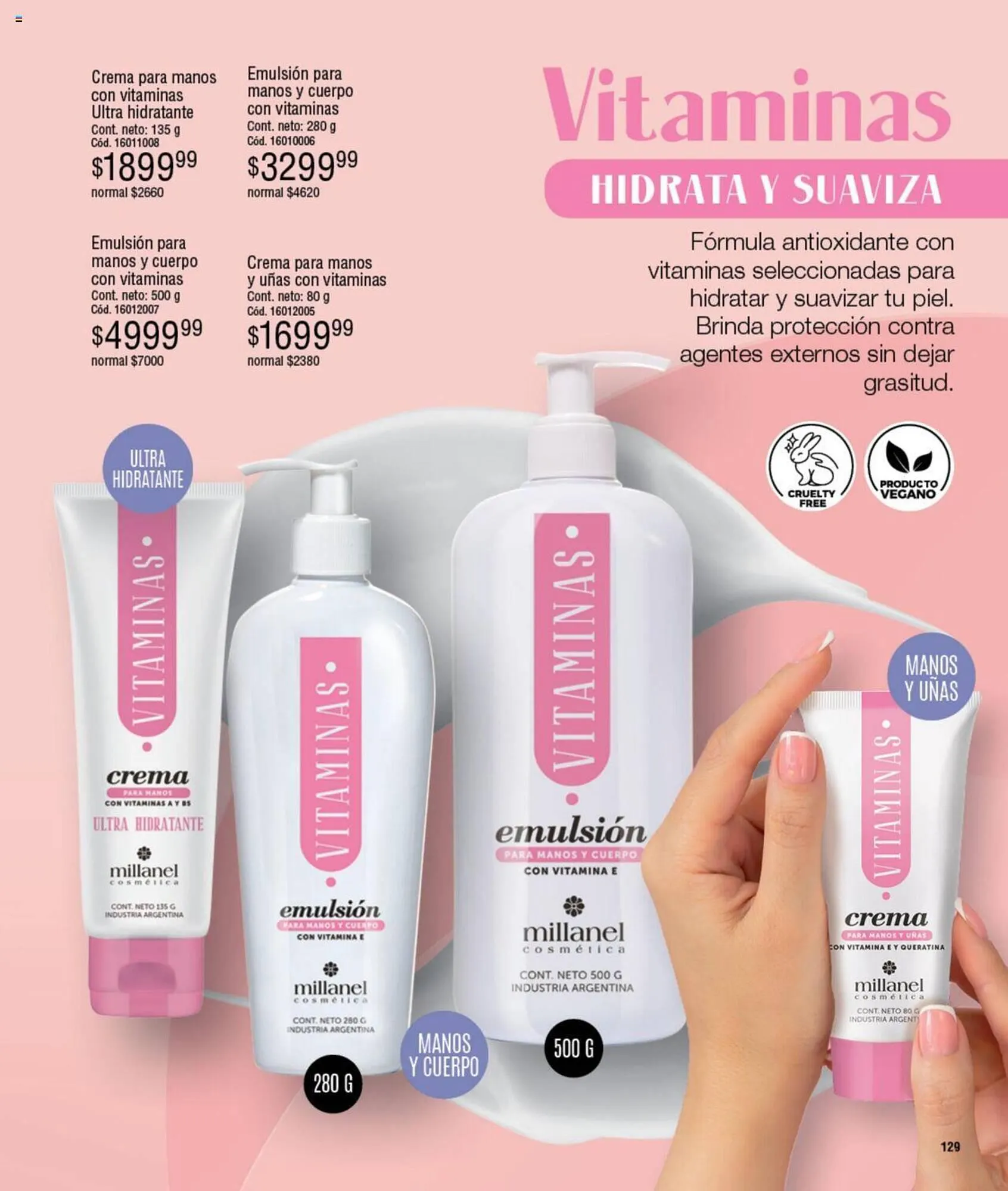 Ofertas de Catálogo Millanel Cosmética 13 de noviembre al 10 de diciembre 2023 - Página 129 del catálogo