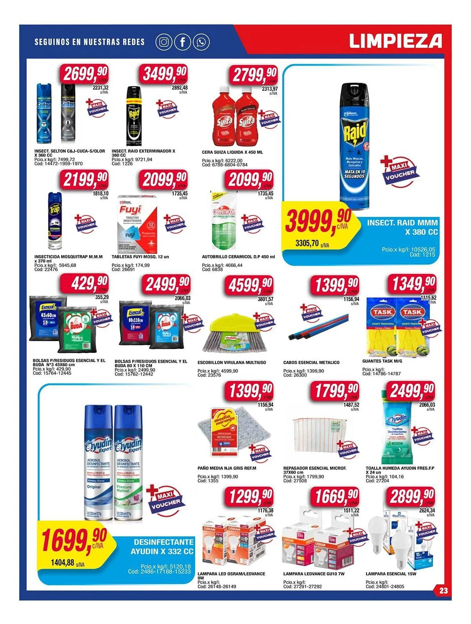 Ofertas de Catálogo Maxiconsumo 4 de agosto al 10 de agosto 2025 - Página 23 del catálogo