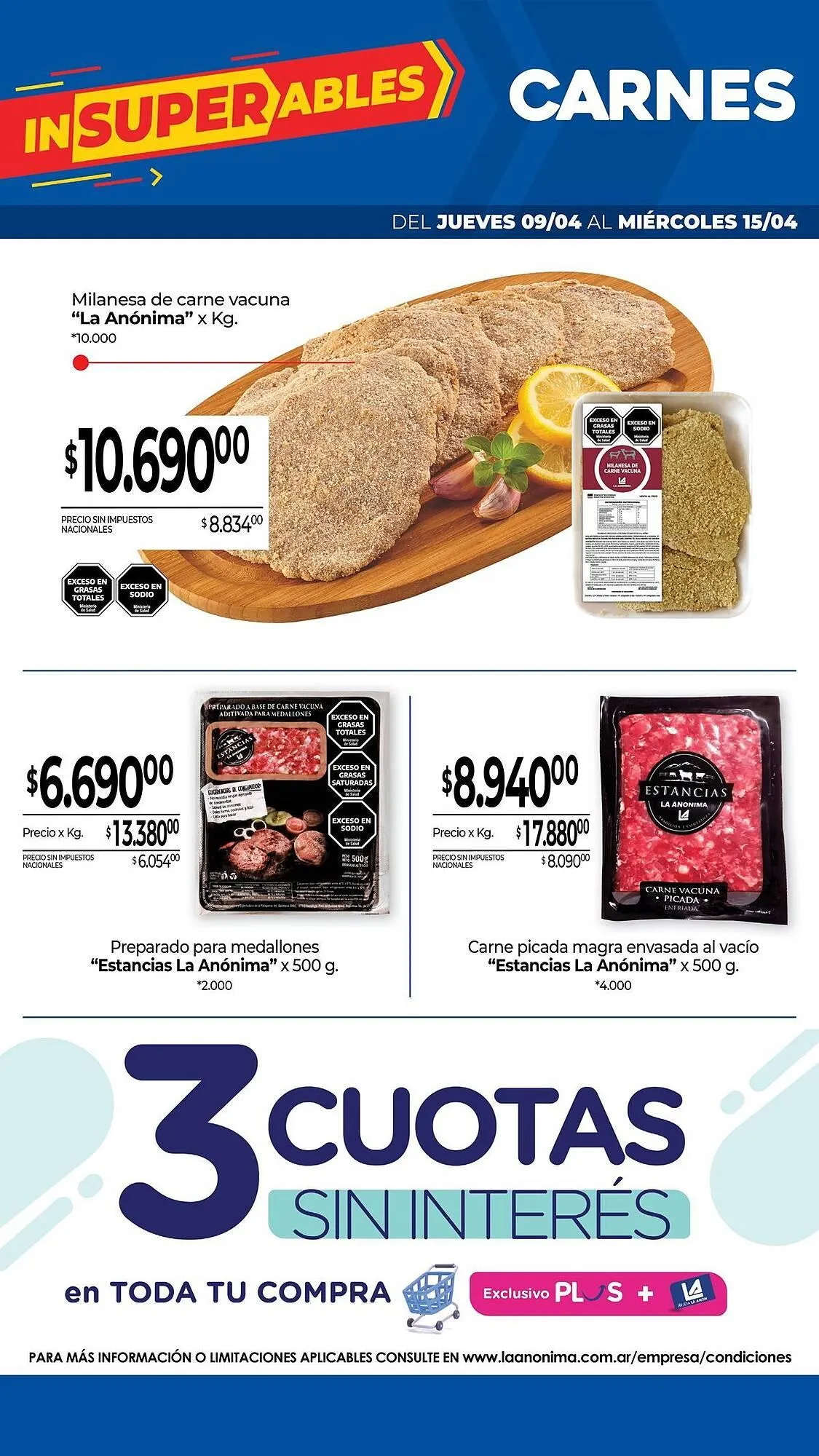 Ofertas de Catálogo La Anonima 9 de abril al 15 de abril 2026 - Página 3 del catálogo