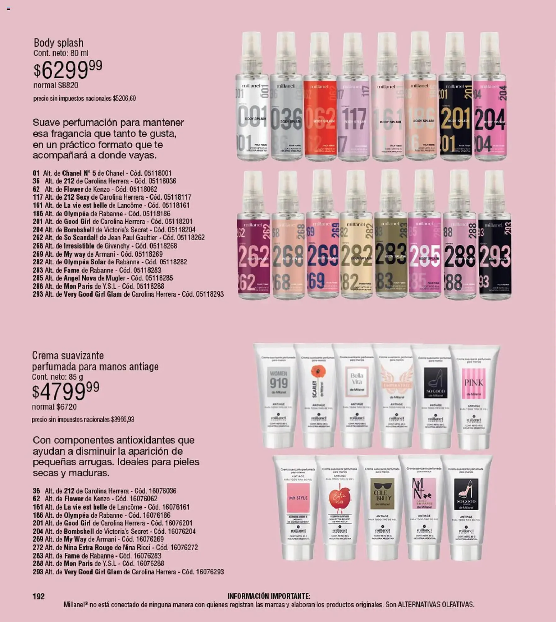 Ofertas de Catálogo Millanel Cosmética 2 de marzo al 29 de marzo 2026 - Página 192 del catálogo