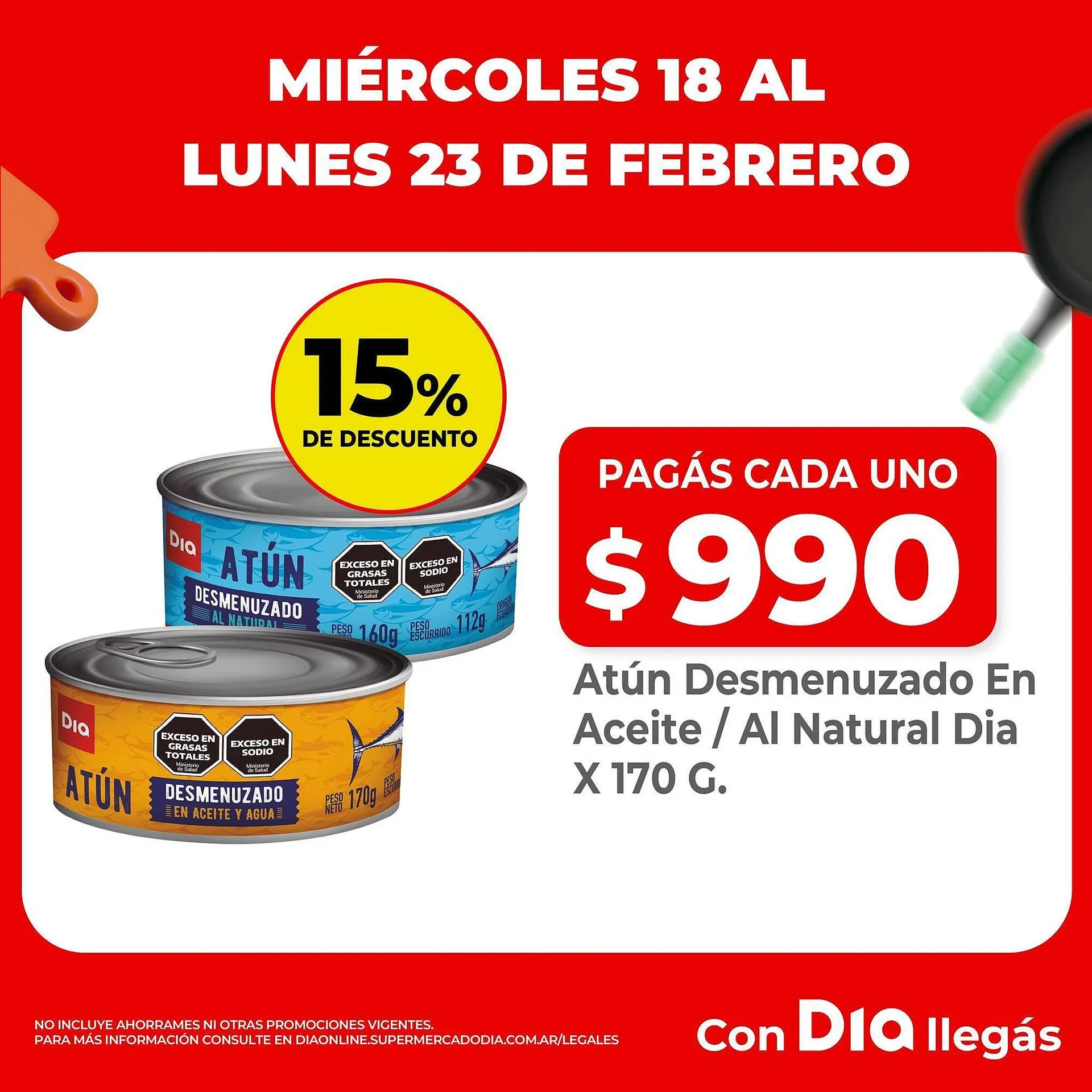 Ofertas de Folleto Supermercados DIA 18 de febrero al 23 de febrero 2026 - Página 3 del catálogo