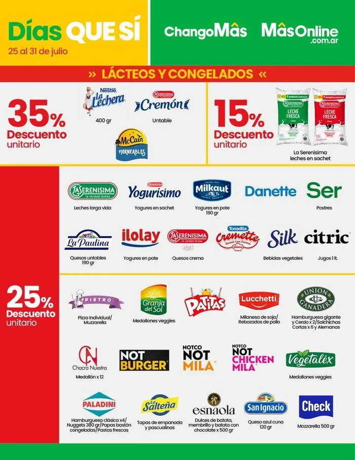 Ofertas de Catálogo Changomas 25 de julio al 31 de julio 2024 - Página 13 del catálogo