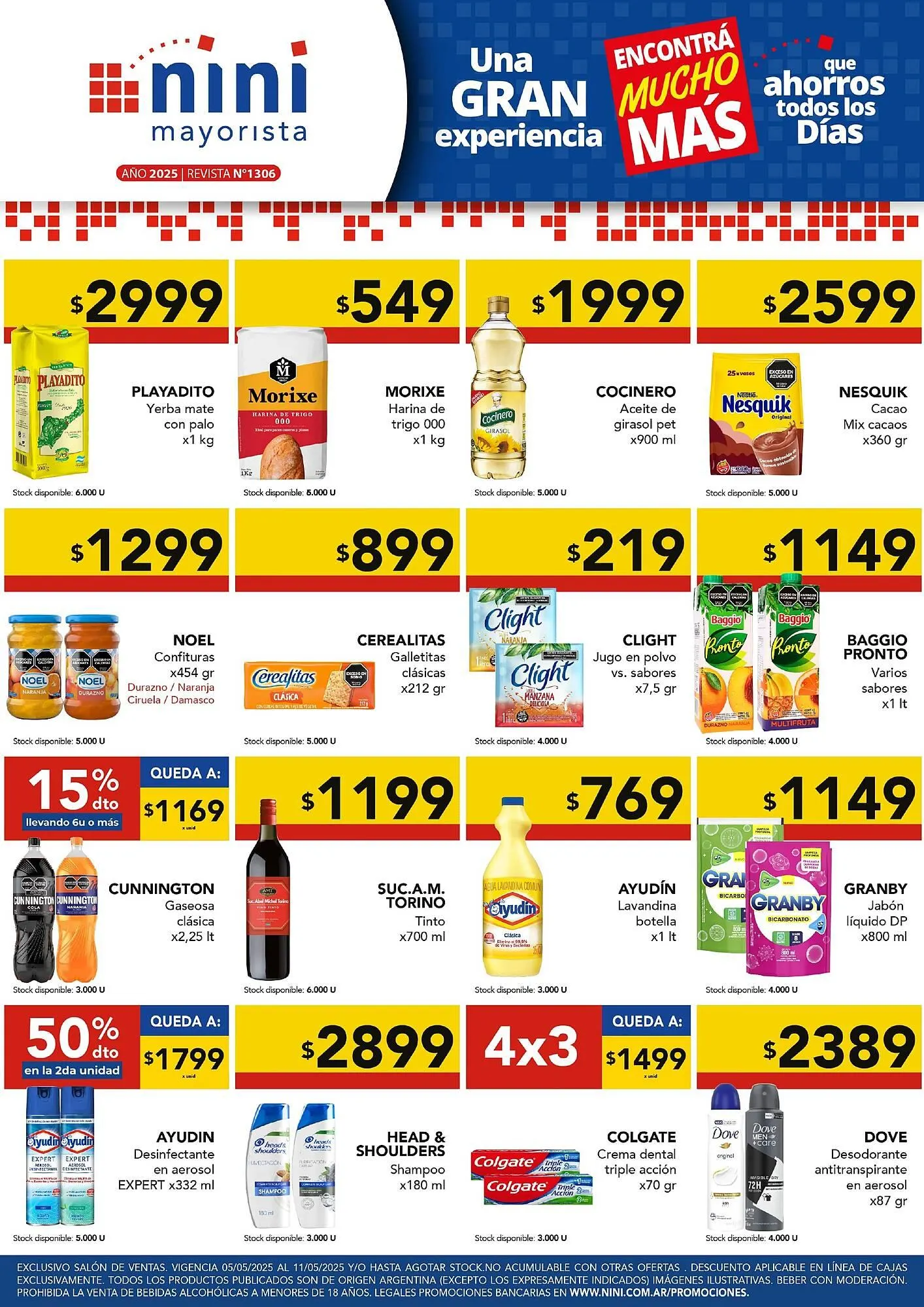 Ofertas de Catálogo Nini Mayorista 5 de mayo al 11 de mayo 2025 - Página 1 del catálogo