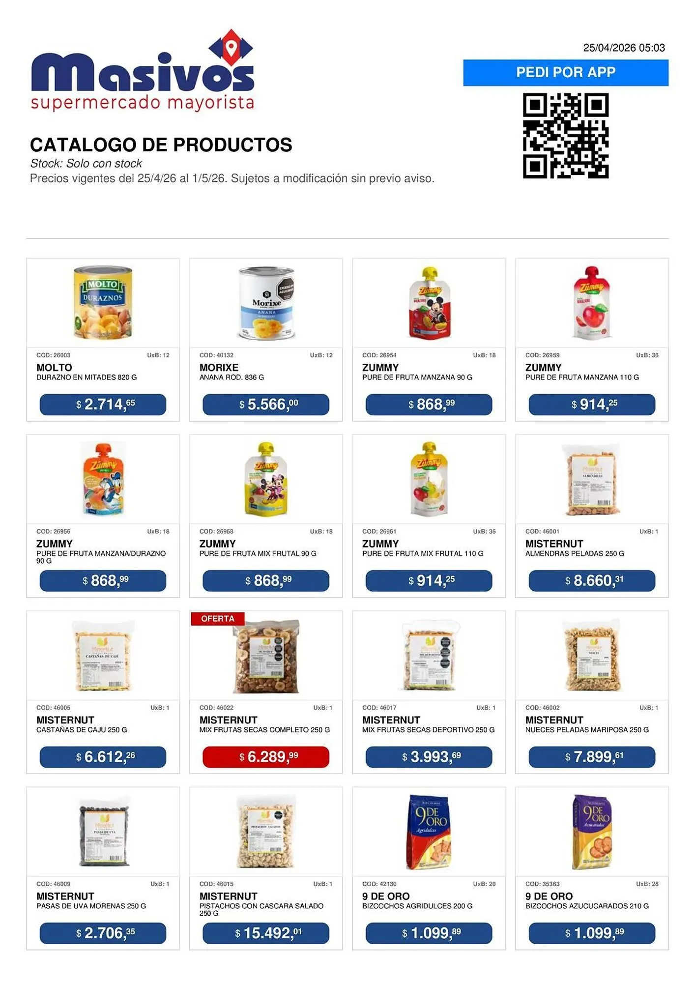 Ofertas de Catálogo Masivos 25 de abril al 1 de mayo 2026 - Página 26 del catálogo