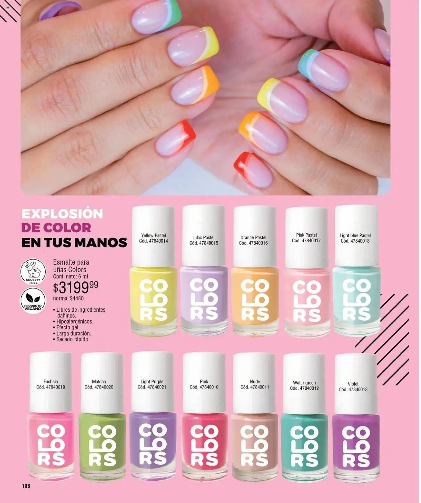 Ofertas de Catálogo Millanel Cosmética 31 de marzo al 27 de abril 2025 - Página 106 del catálogo