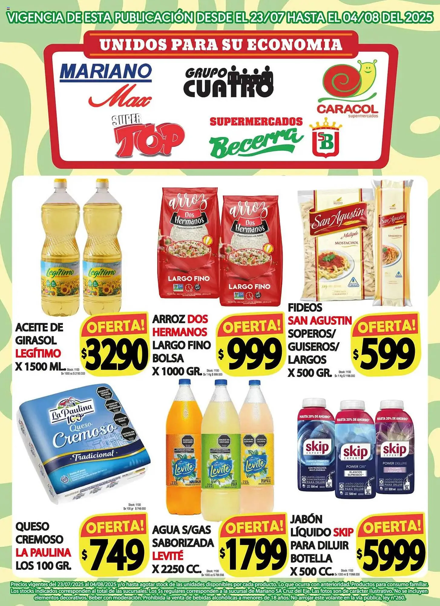 Ofertas de Catálogo Supermercados Mariano Max 23 de julio al 4 de agosto 2025 - Página 1 del catálogo
