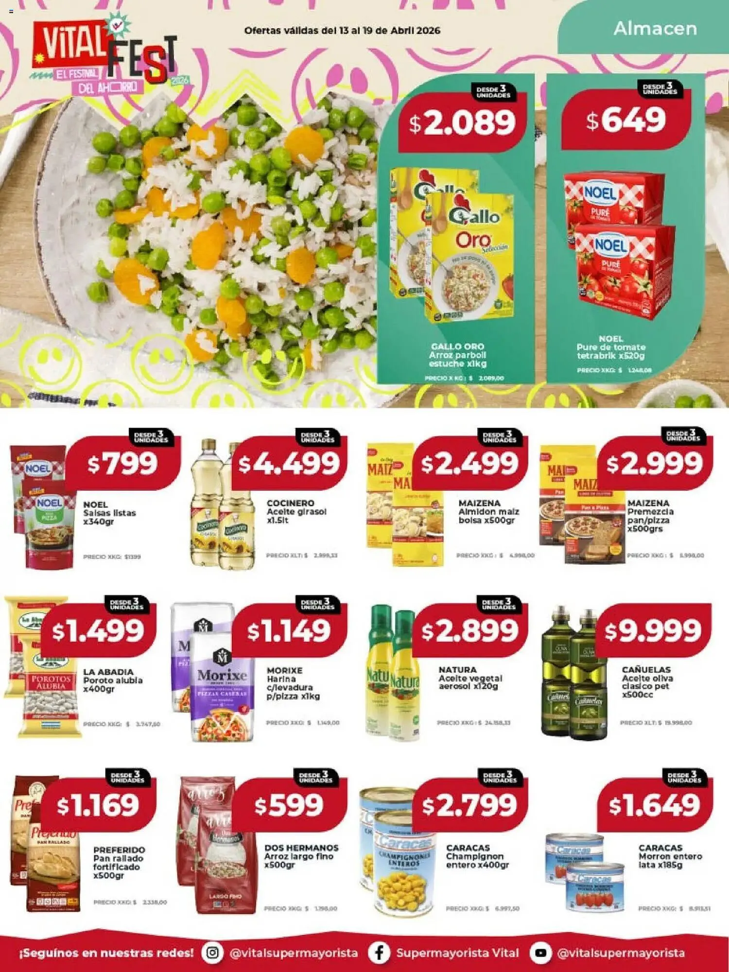 Ofertas de Catálogo Supermayorista Vital 13 de abril al 19 de abril 2026 - Página 10 del catálogo