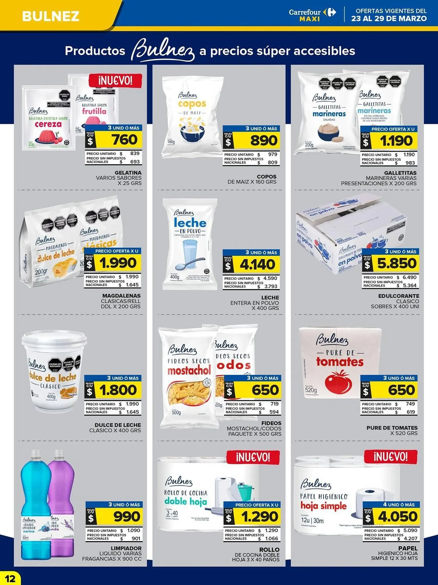 Ofertas de Folleto Carrefour Maxi 23 de marzo al 29 de marzo 2026 - Página 12 del catálogo