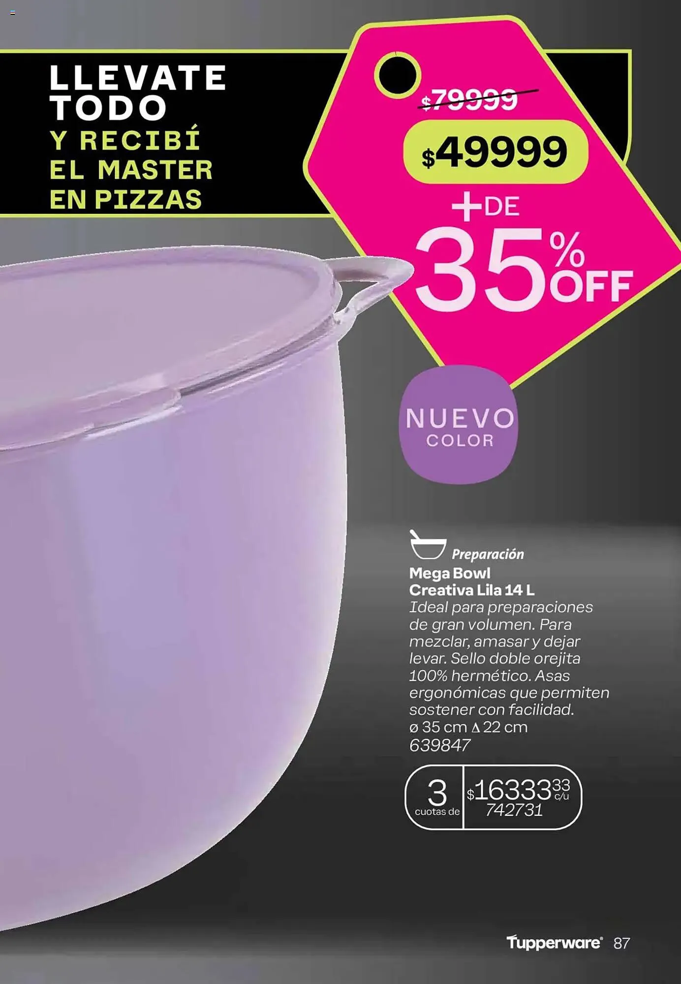 Ofertas de Catálogo Tupperware 29 de noviembre al 2 de diciembre 2024 - Página 87 del catálogo
