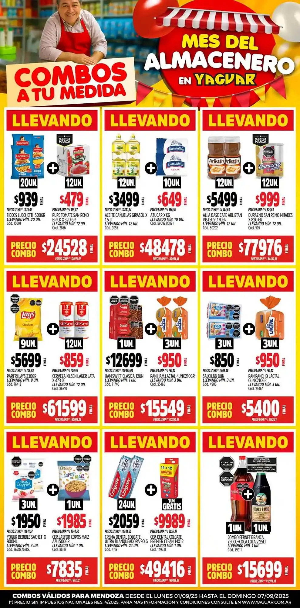 Ofertas de catálogo Supermercados Yaguar 1 de septiembre al 8 de septiembre 2025 - Página 3 del catálogo