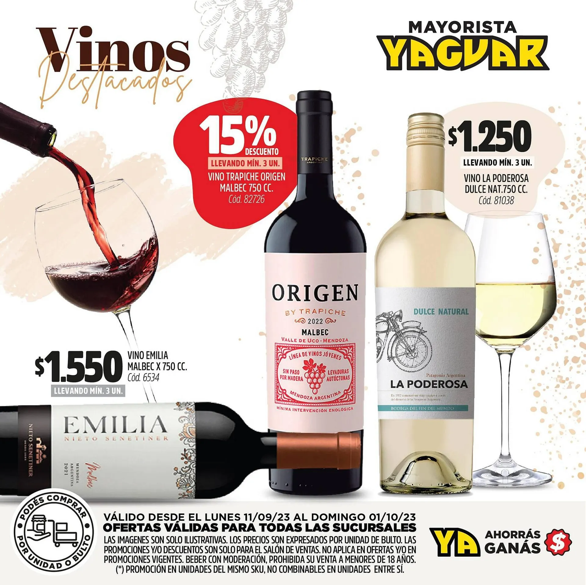 Ofertas de Catálogo Supermercados Yaguar 11 de septiembre al 1 de octubre 2023 - Página 4 del catálogo