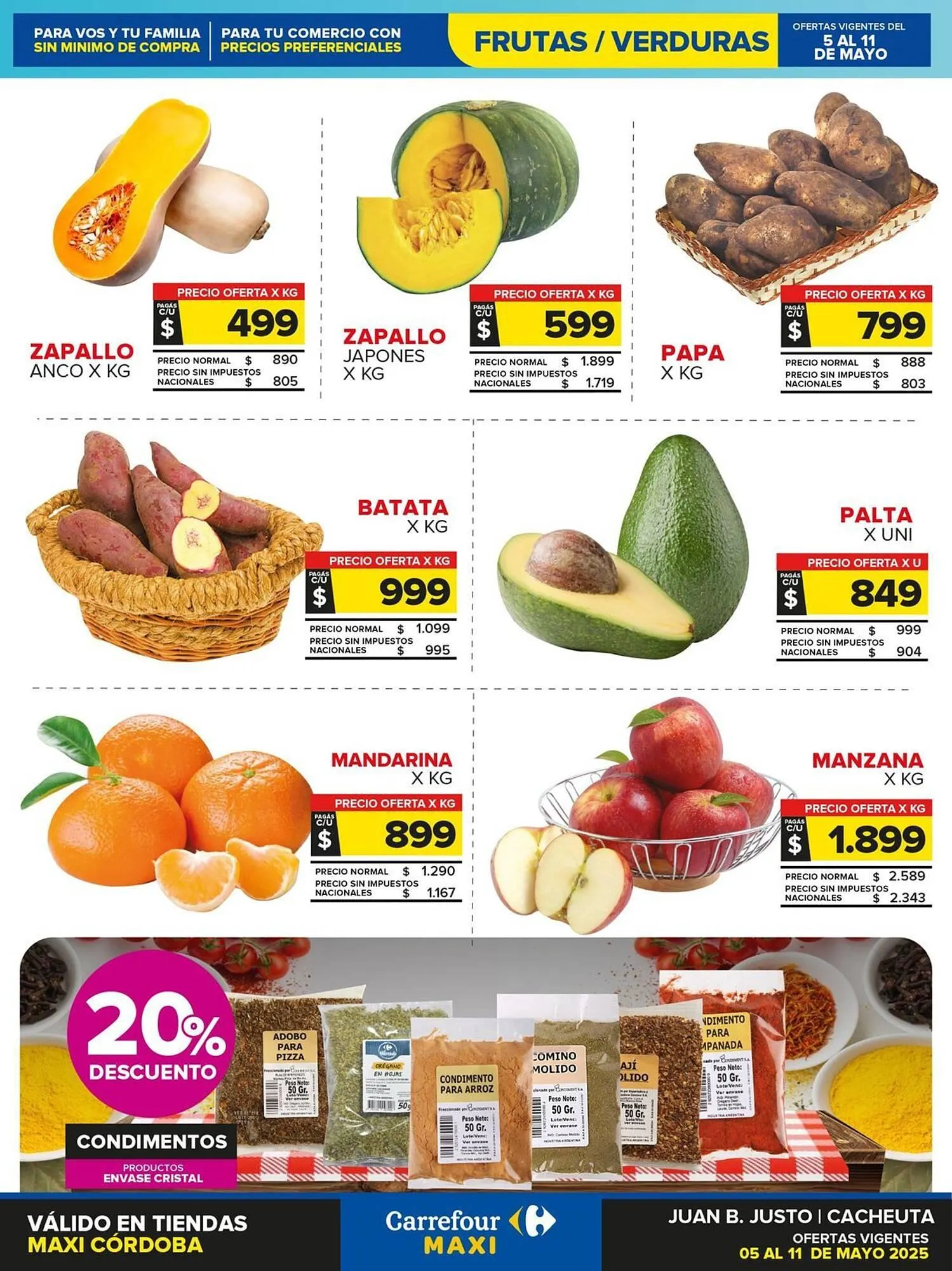 Ofertas de Catálogo Carrefour Maxi 6 de mayo al 11 de mayo 2025 - Página 1 del catálogo