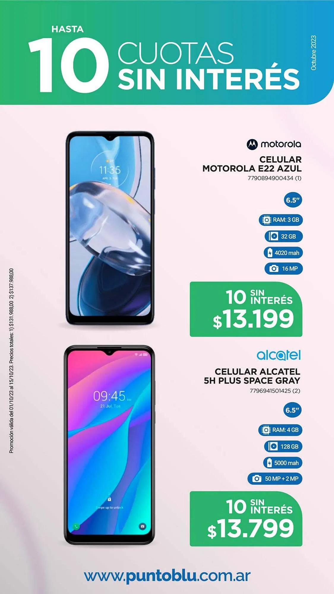 Ofertas de Catálogo Punto Blu 2 de octubre al 15 de octubre 2023 - Página 11 del catálogo