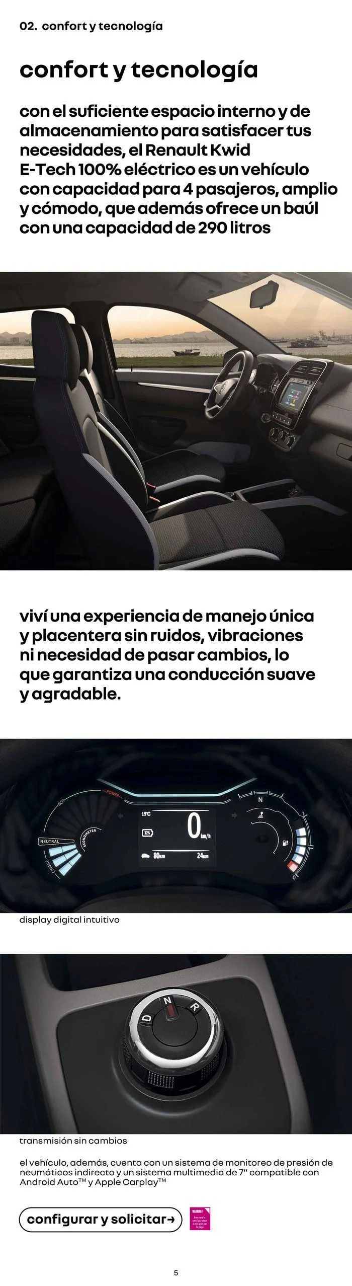 Ofertas de Renault Kwid E-Tech 100% Eléctrico 23 de mayo al 23 de mayo 2025 - Página 5 del catálogo