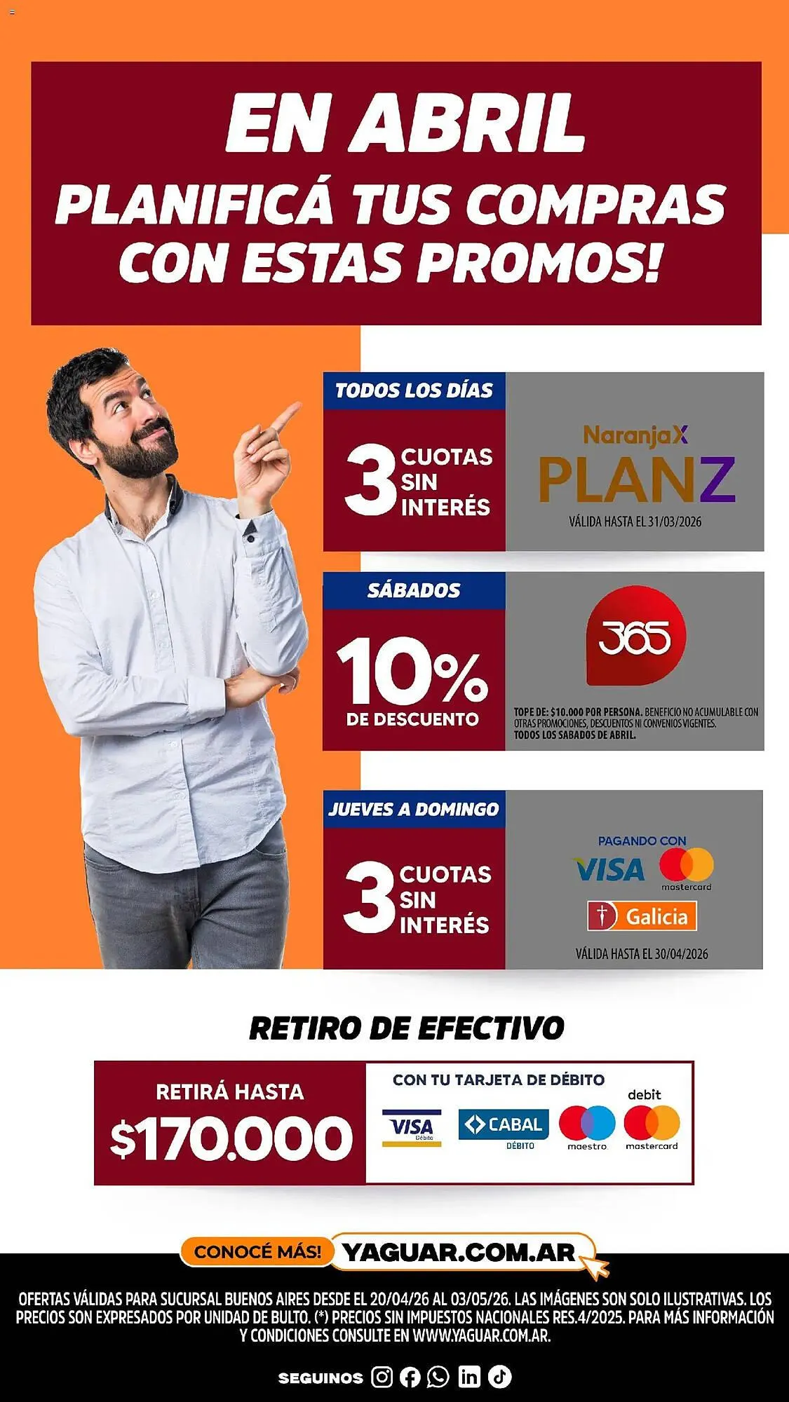 Ofertas de Catálogo Supermercados Yaguar 20 de abril al 3 de mayo 2026 - Página 7 del catálogo