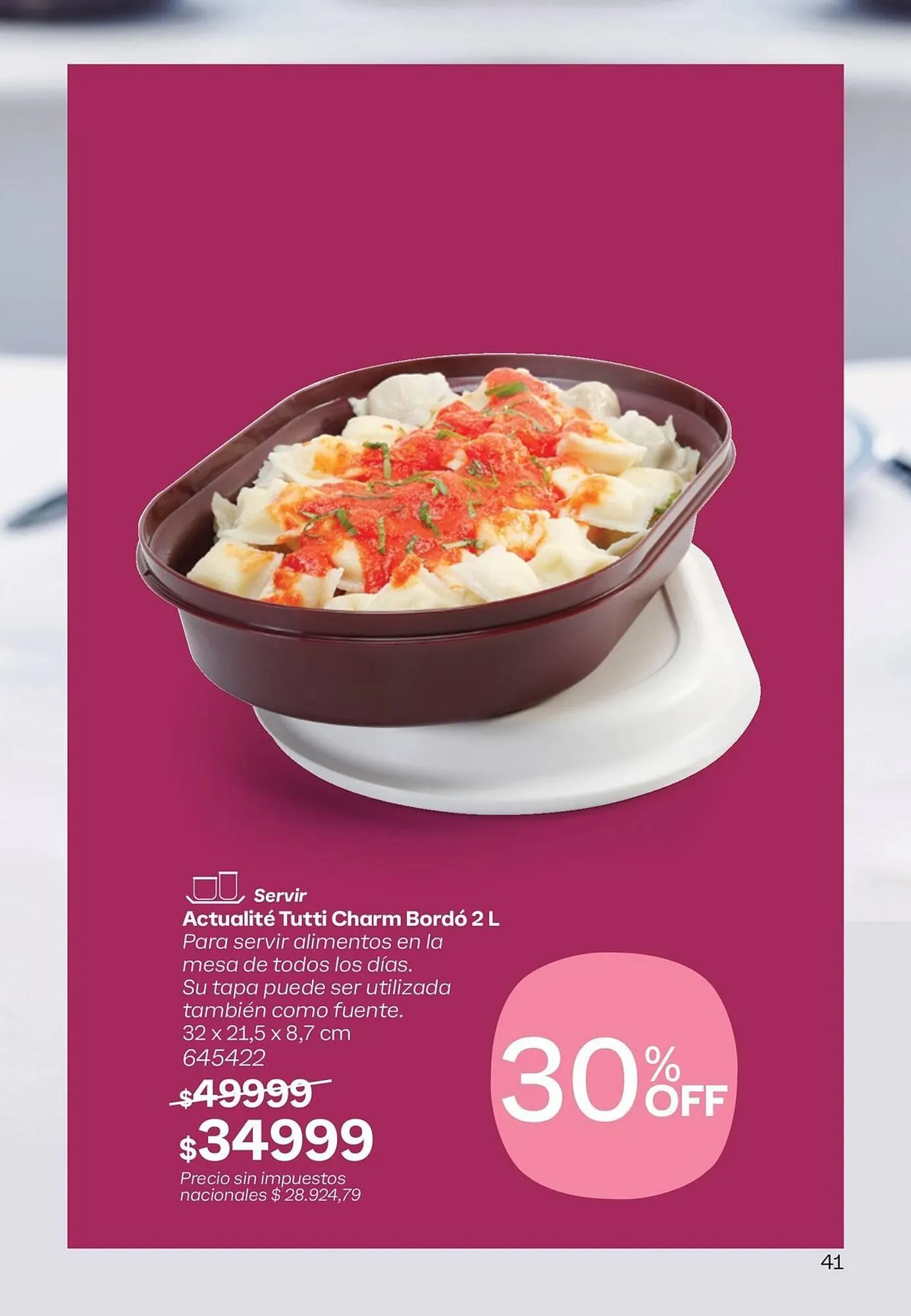 Ofertas de Folleto Tupperware 2 de diciembre al 6 de diciembre 2025 - Página 42 del catálogo