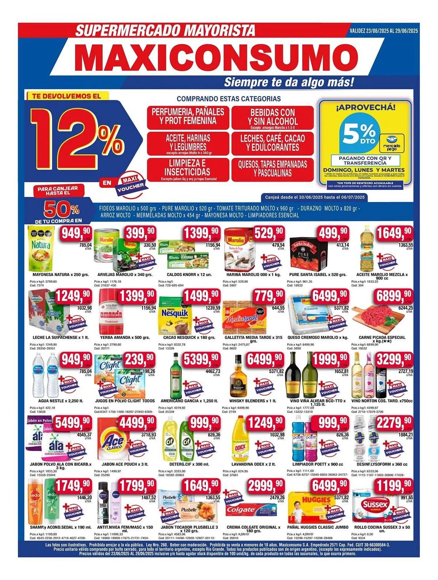 Ofertas de Catálogo Maxiconsumo 23 de junio al 29 de junio 2025 - Página 1 del catálogo