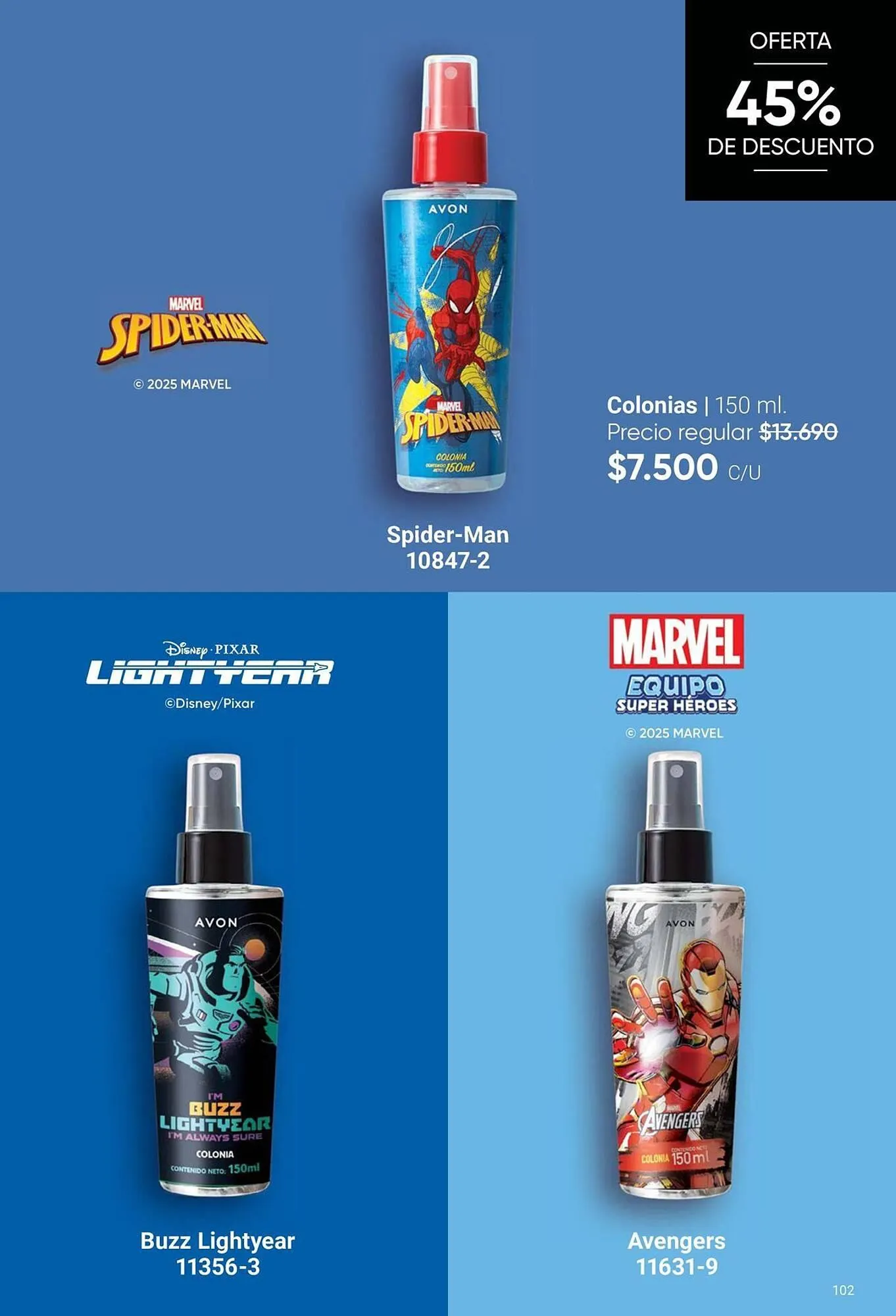 Ofertas de Catálogo Avon 1 de agosto al 31 de diciembre 2025 - Página 102 del catálogo